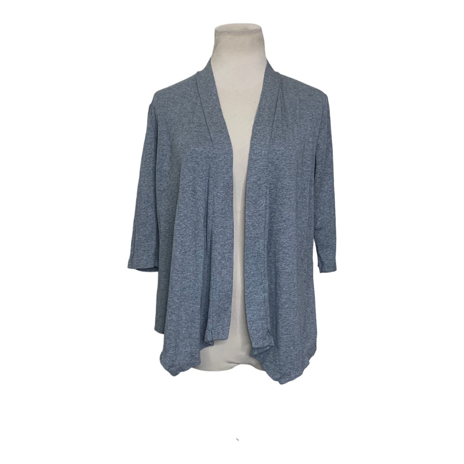 Sonoma Sonoma gray 3/4 sleeves open front cardigan size PS Size S / US 4 / IT 40 - 8 Thumbnail