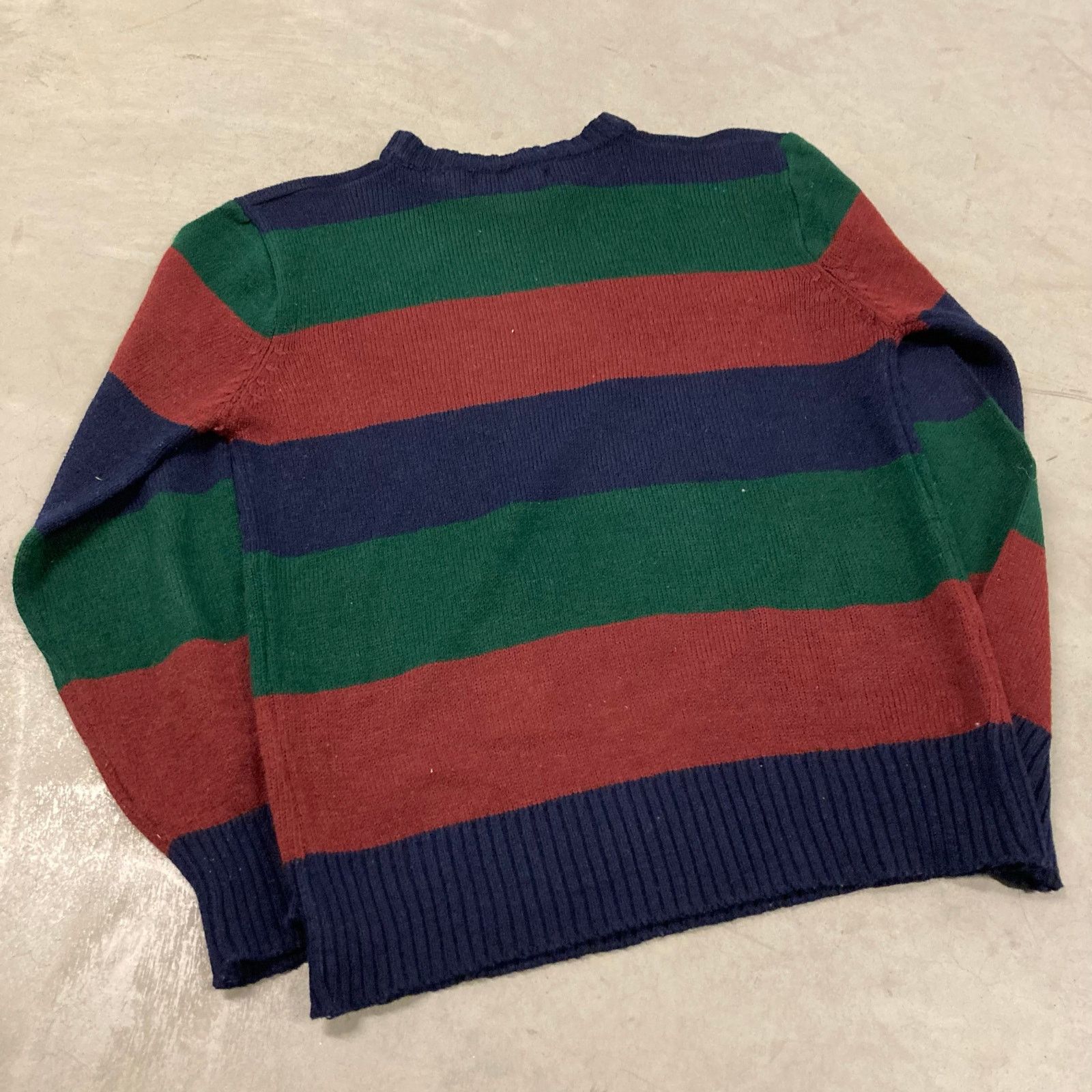 Vintage vintage striped sweater Size US M / EU 48-50 / 2 - 2 Thumbnail
