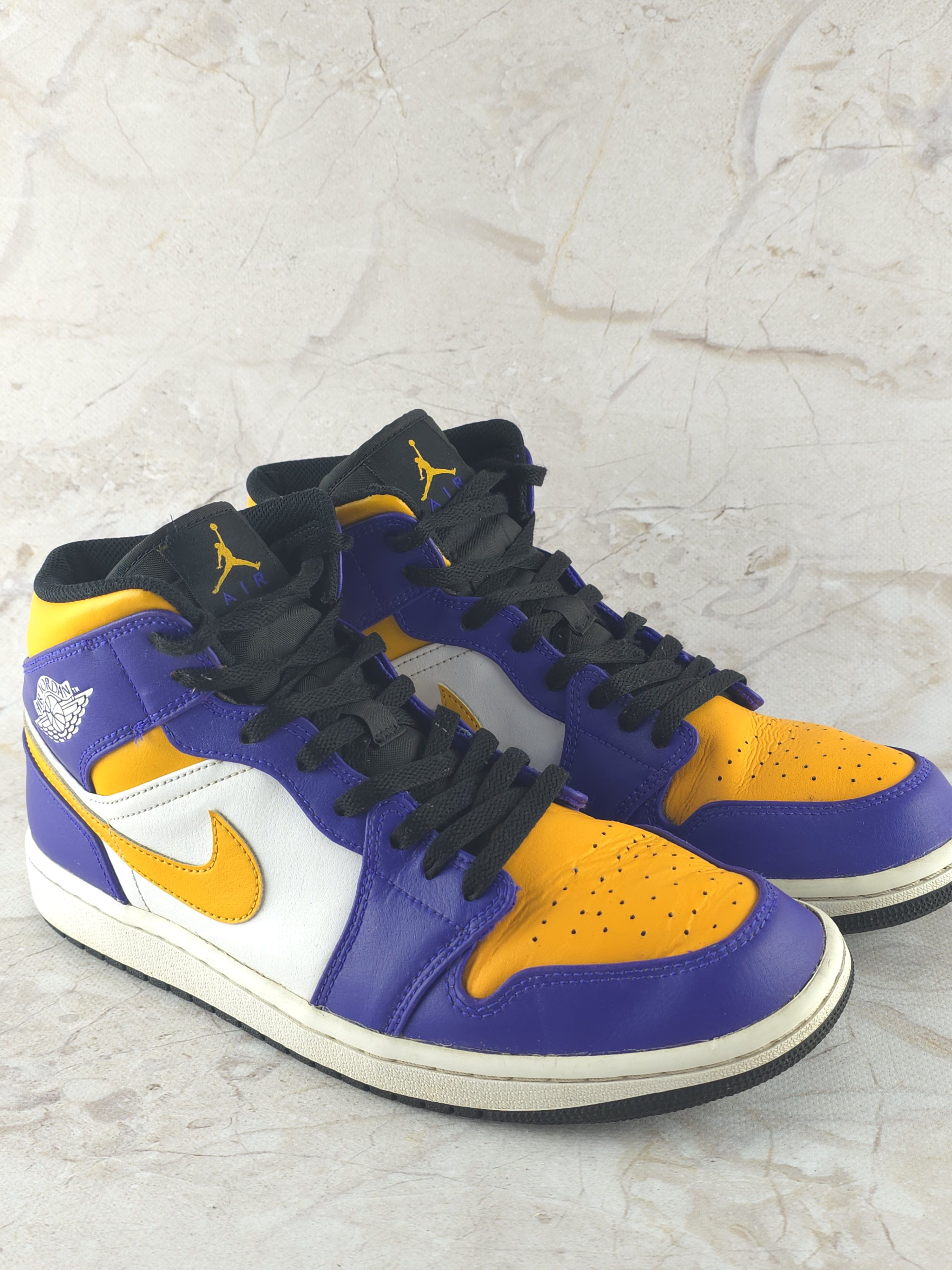 Jordan Brand Jordan 1 mid Lakers Los Angeles Lakers size 44,5 EU Size US 11 / EU 44 - 2 Thumbnail