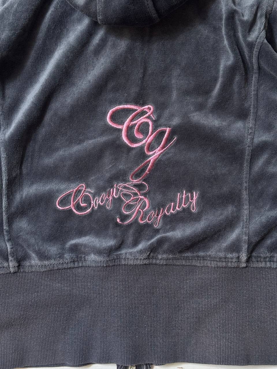 Coogi COOGI VINTAGE VELOUR SKINI BOXY FIT ZIP HOODIE Size XL / US 12-14 / IT 48-50 - 5 Thumbnail