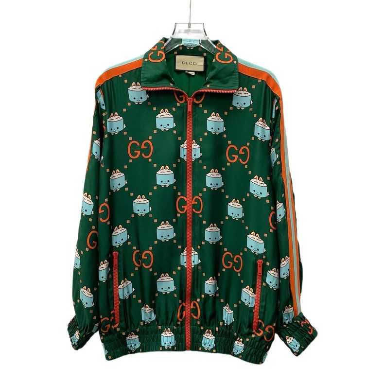 Gucci Gucci Green double Glogo cartoon pattern printed mulberry s Size US S / EU 44-46 / 1 - 1 Thumbnail