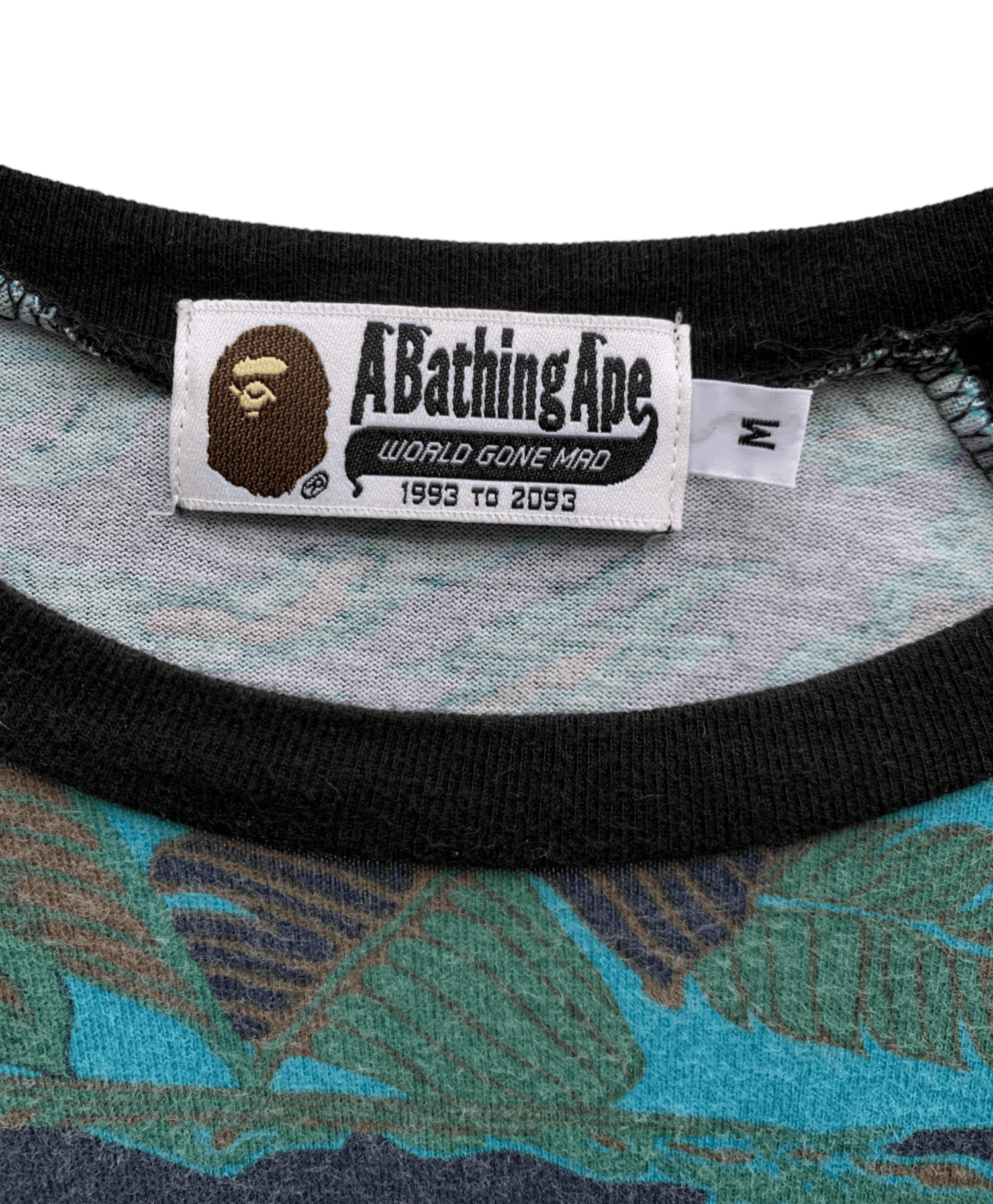 Bape Bape Banana Leaf Camo Raglan 3/4 Tee Size US M / EU 48-50 / 2 - 5 Thumbnail