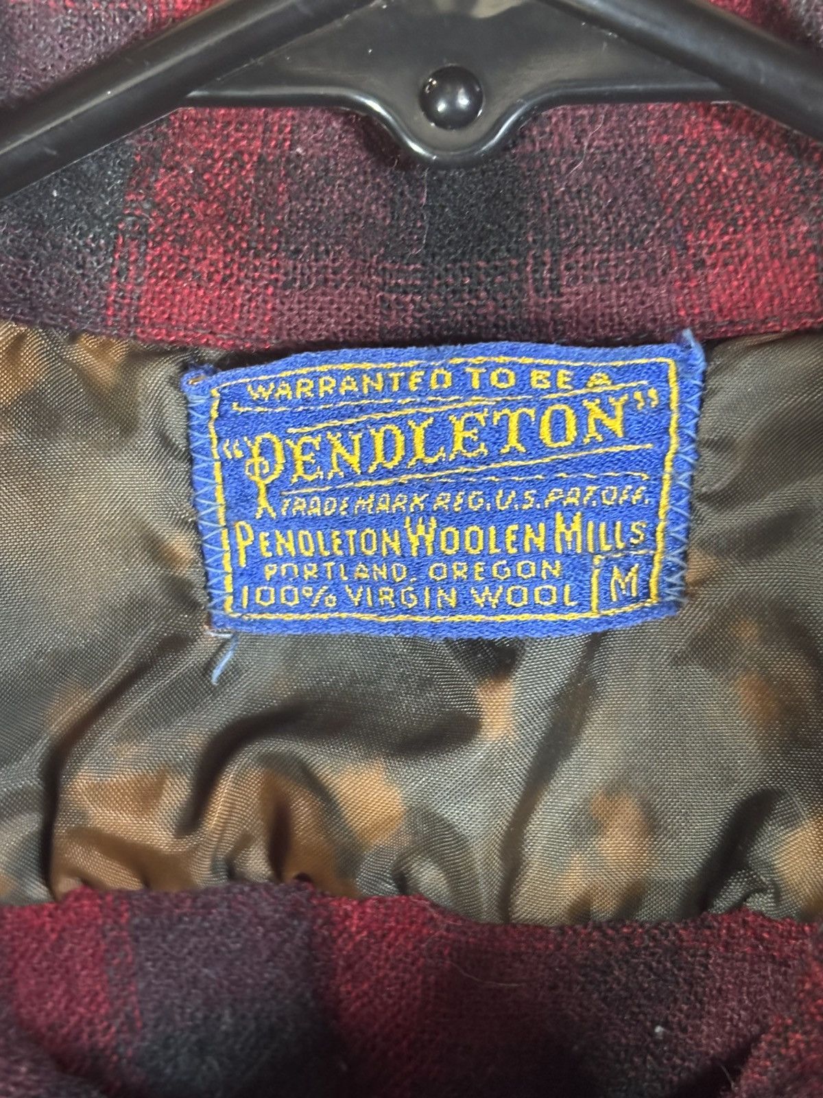 Pendleton Vintage 50s Pendleton Button Up Virgin Wool Shirt Sz M Size US M / EU 48-50 / 2 - 5 Thumbnail