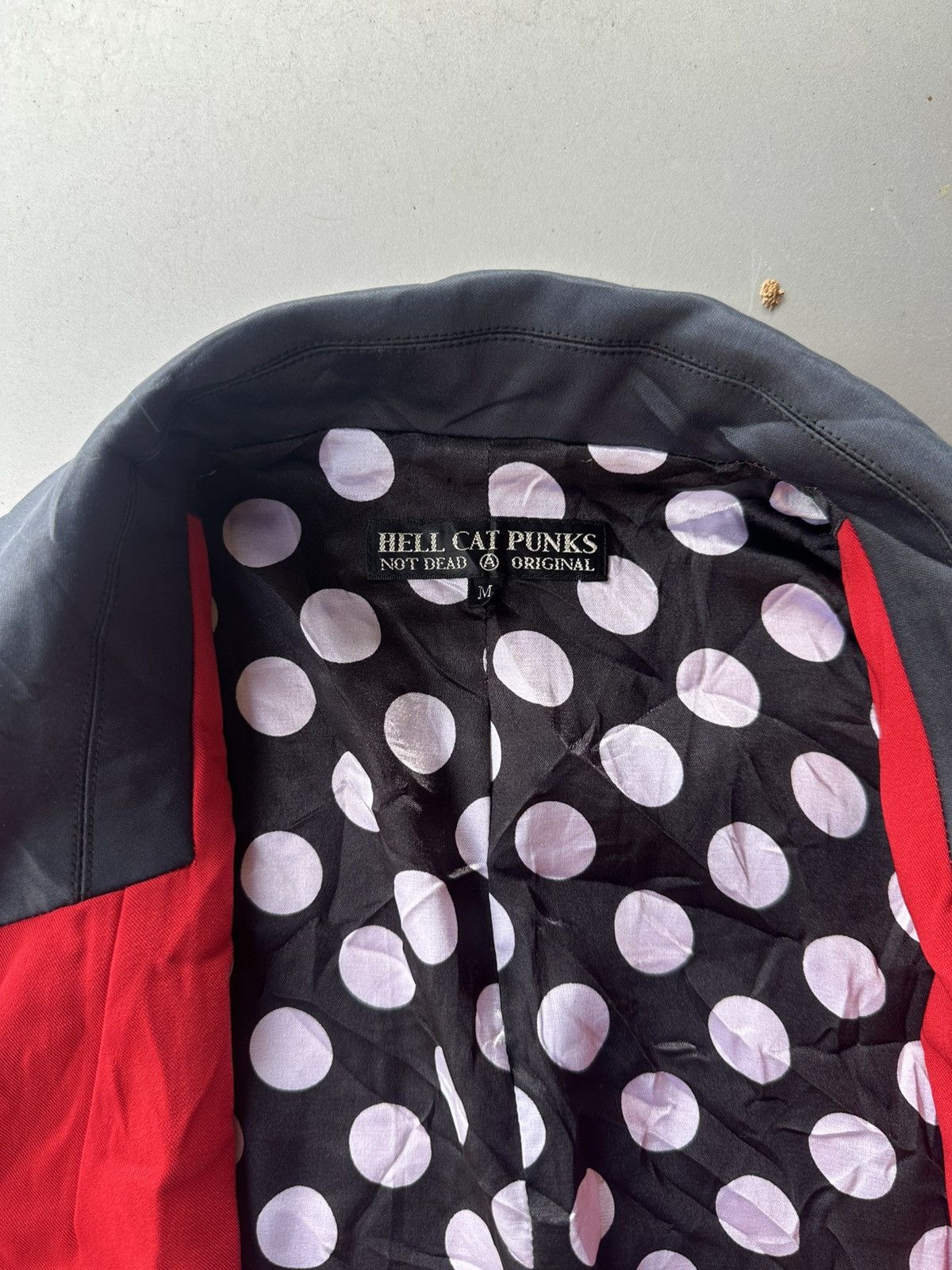 Japanese Brand Authentic Hell Cat Punks Polkadot Coats Size US S / EU 44-46 / 1 - 4 Thumbnail