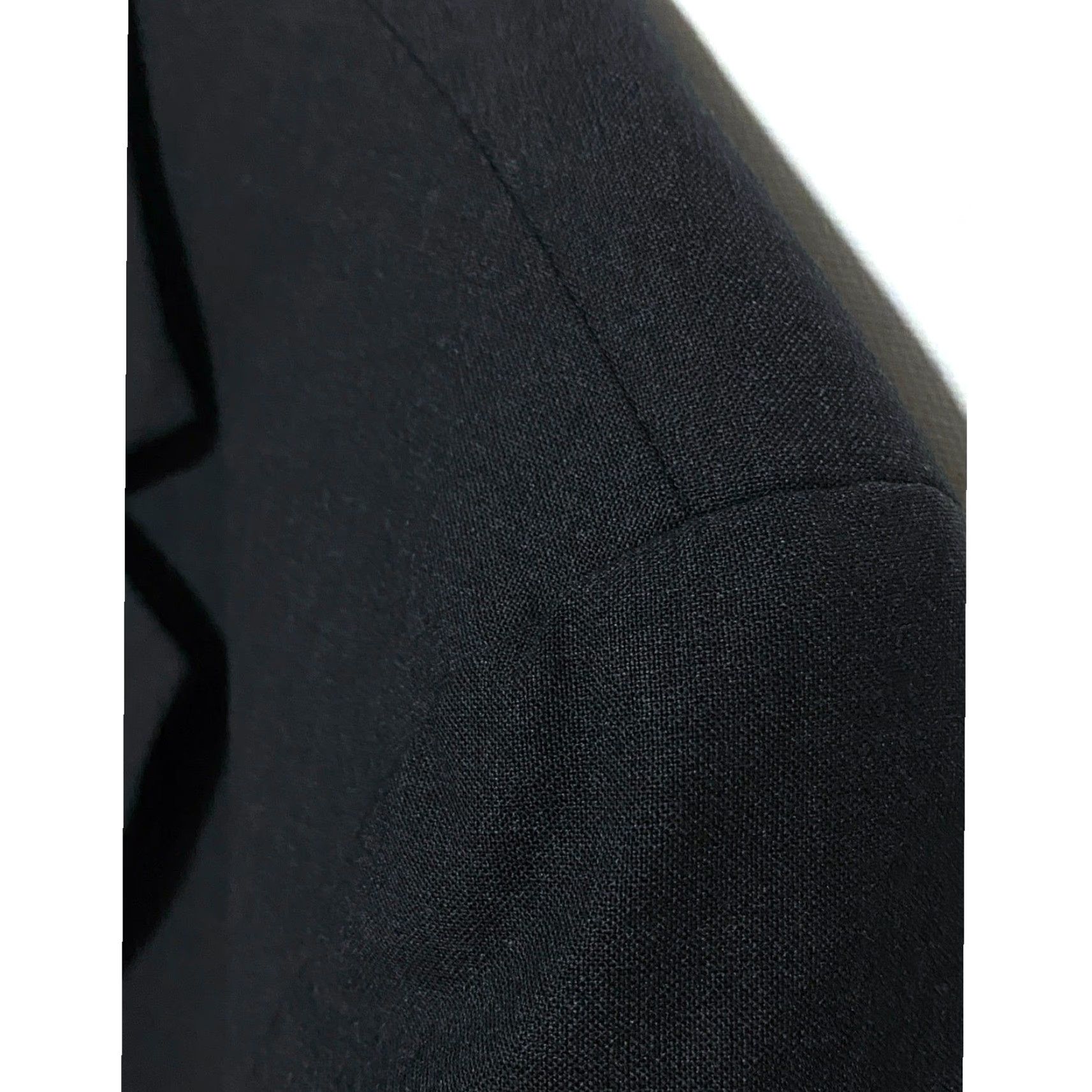 Brooks Brothers Brooks Brothers 346 2 Button Suit Jacket Mens 43R Stretch Business Formal Wool Spandex Black Notch Four-Button Sleeve Vintage Ivy League Peak 2 Piece Size 42R - 6 Thumbnail