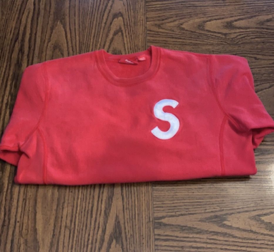 Supreme Supreme S logo crewneck Size US M / EU 48-50 / 2 - 2 Thumbnail