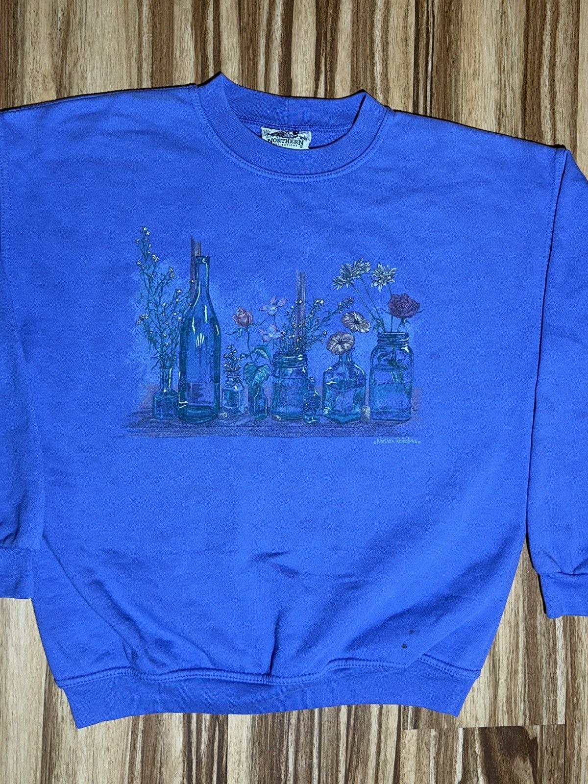 Northern Reflections VintGlassbottles/Floralprint lightpurple NorthernReflections Size M / US 6-8 / IT 42-44 - 2 Thumbnail