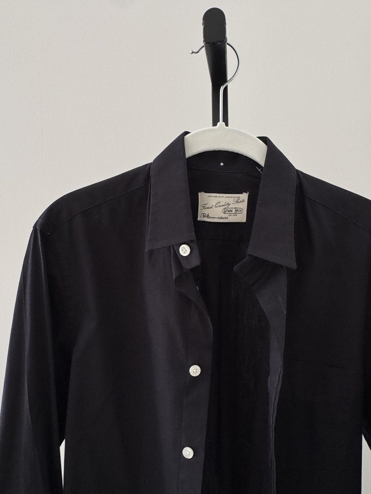 Gitman Bros. Gitman Bros x Ron Herman Black Shirt Size US S / EU 44-46 / 1 - 2 Thumbnail
