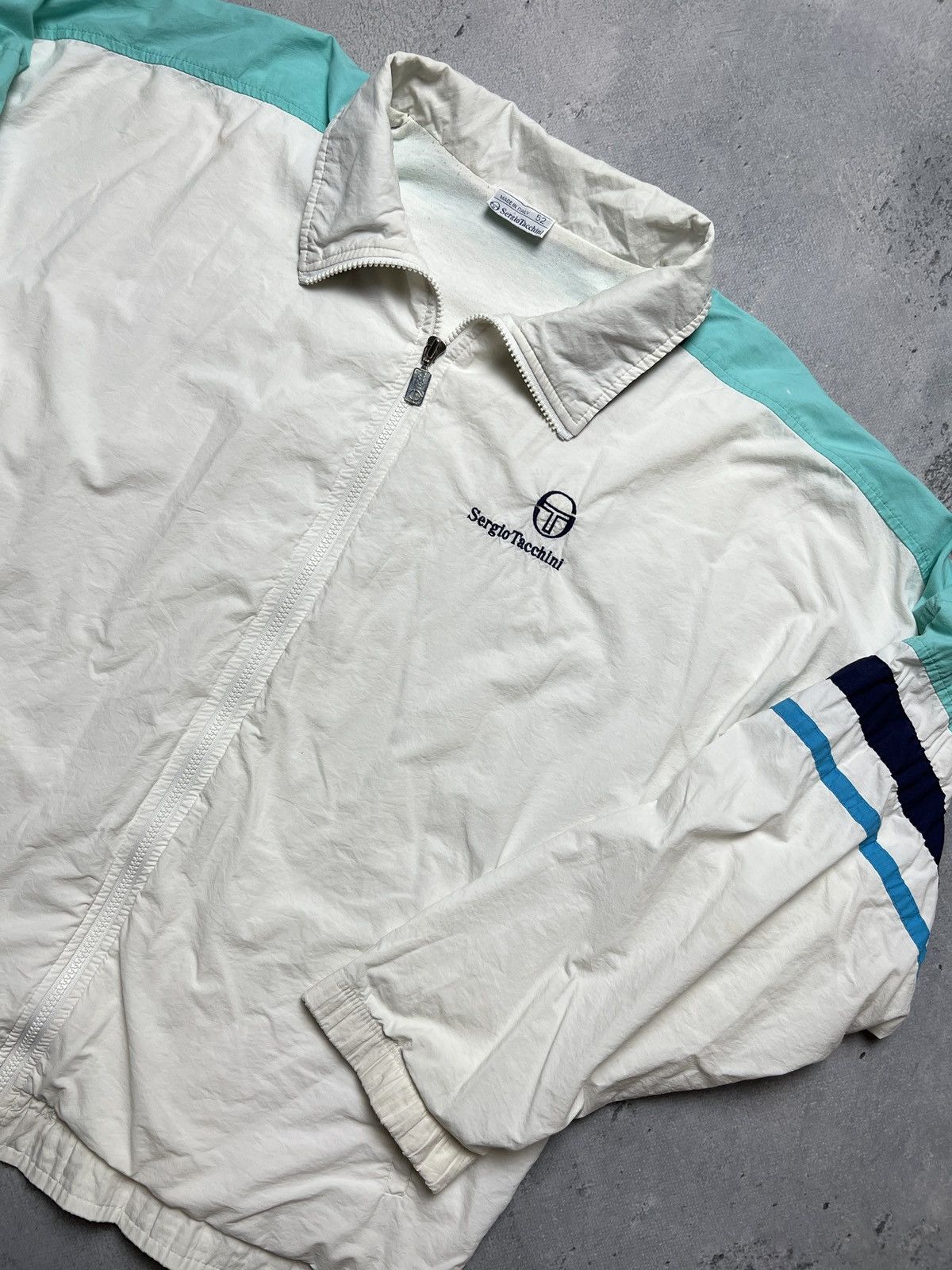 Sergio Tacchini Sergio Tacchini Archive 1990's Italy Track Jacket Kings Club Size US L / EU 52-54 / 3 - 4 Thumbnail