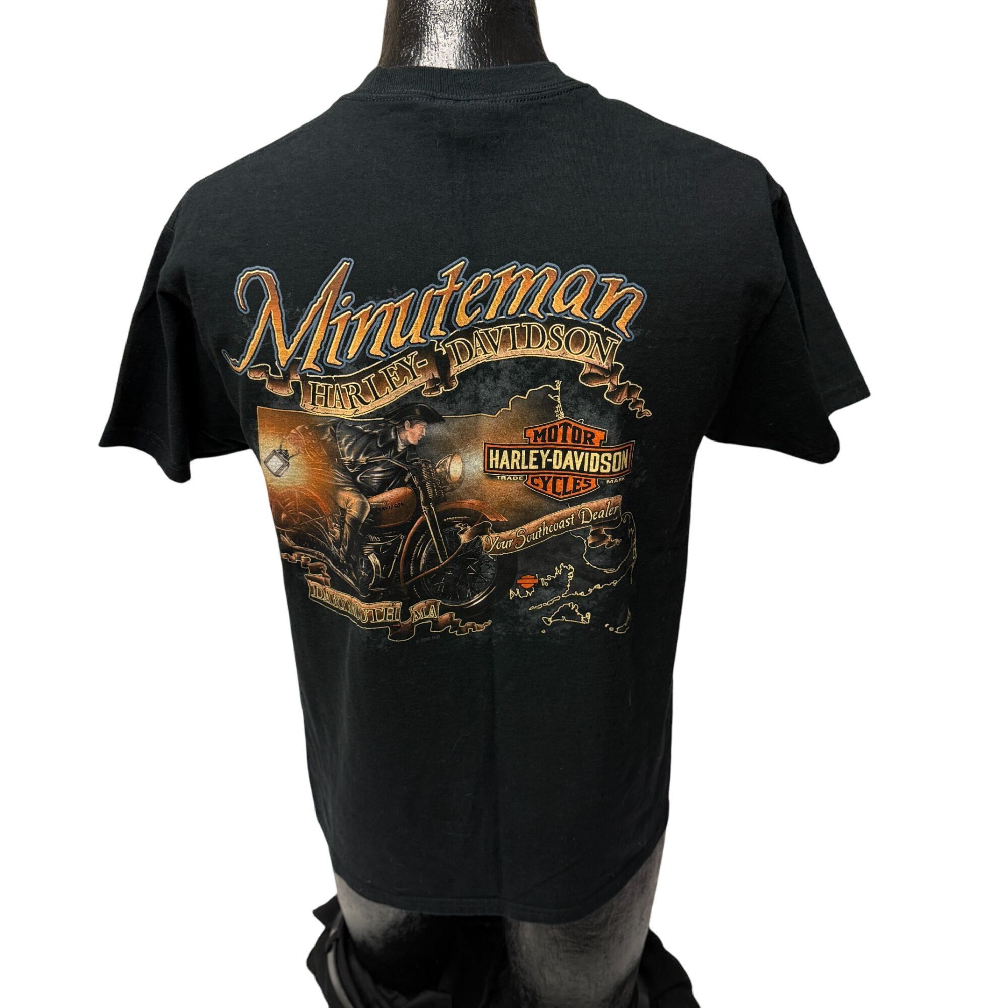 Harley Davidson H-D Life Begin When You Get One MINUTEMAN Motorcycle Shirt Size US M / EU 48-50 / 2 - 3 Thumbnail