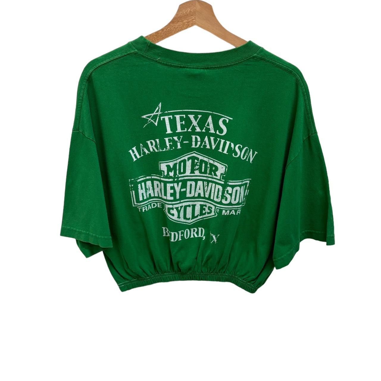 Harley Davidson × Vintage Vintage Harley Davidson crop top size:L Size L / US 10 / IT 46 - 4 Thumbnail
