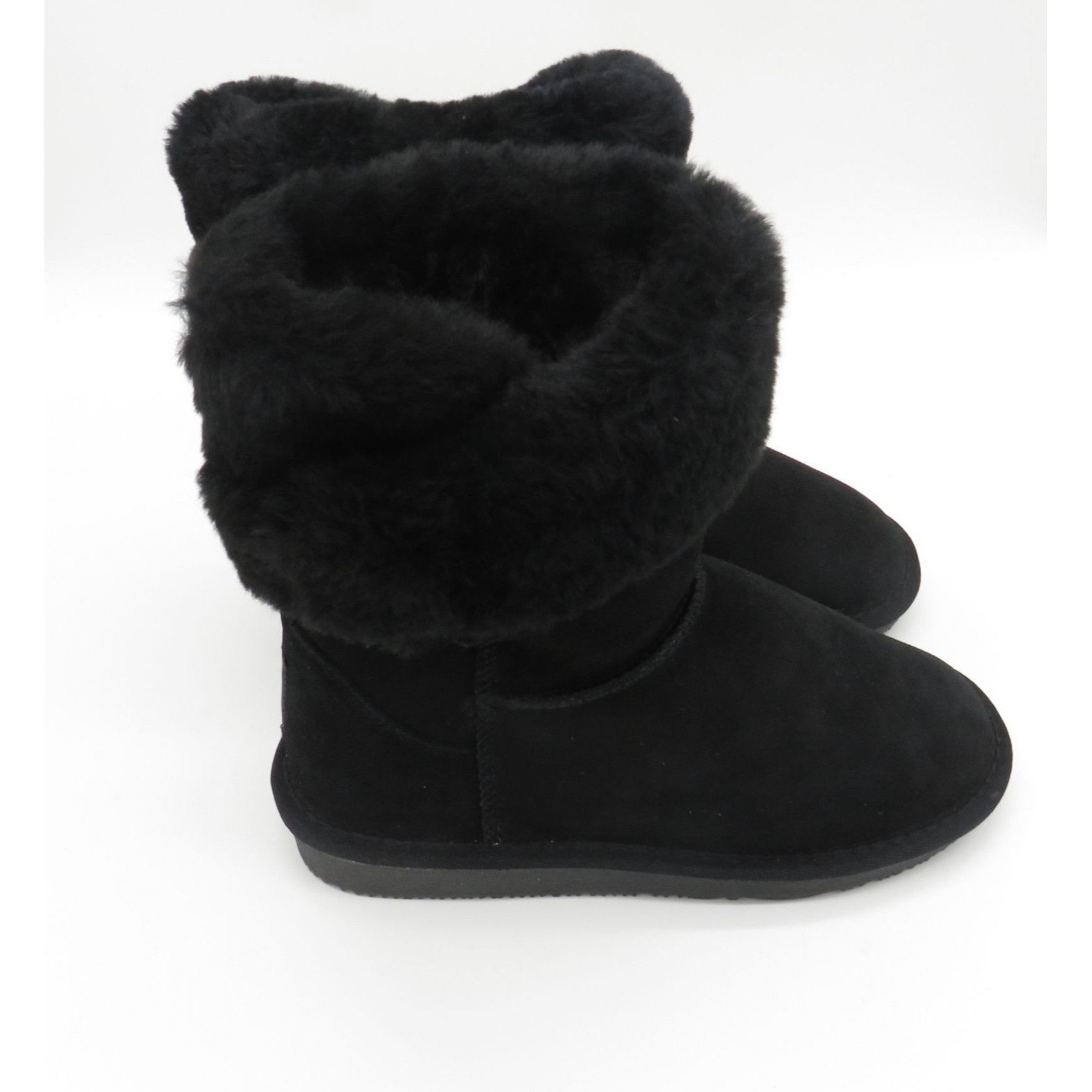 Other Gooce Women's Black Faux Fur Lined Winter Boots Size 5 NEW Size US 5 / IT 35 - 1 Thumbnail
