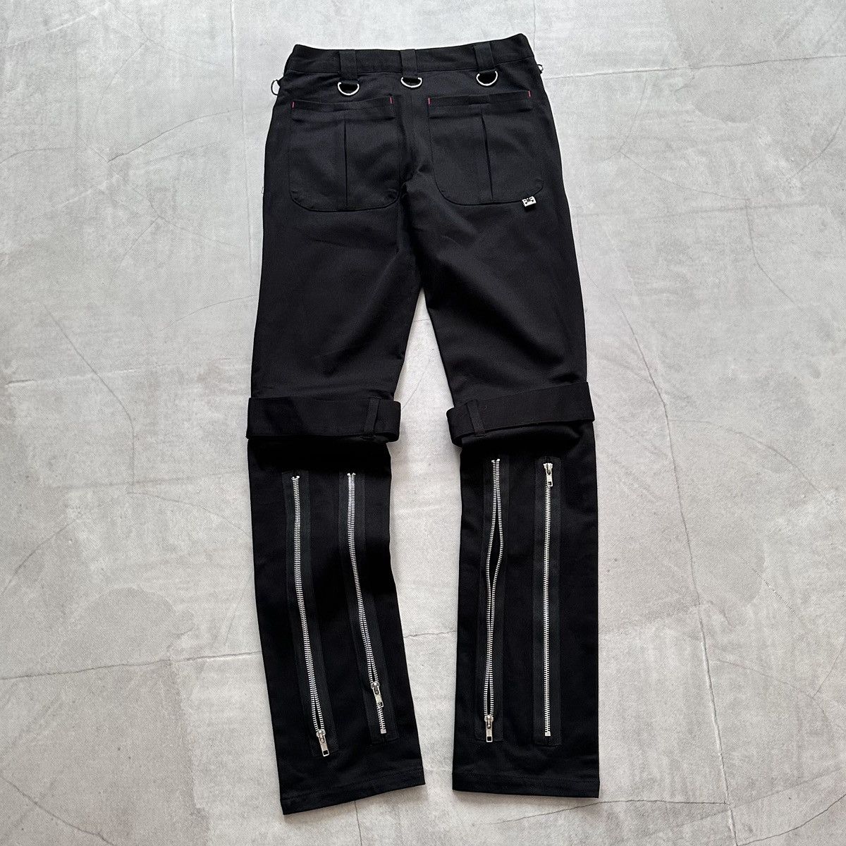 Hysteric Glamour × Undercover Gothic Hell Bunny Bondage Zip Eyelets Pants Jeans Mad Punk Size 27" / US 4 / IT 40 - 9 Thumbnail