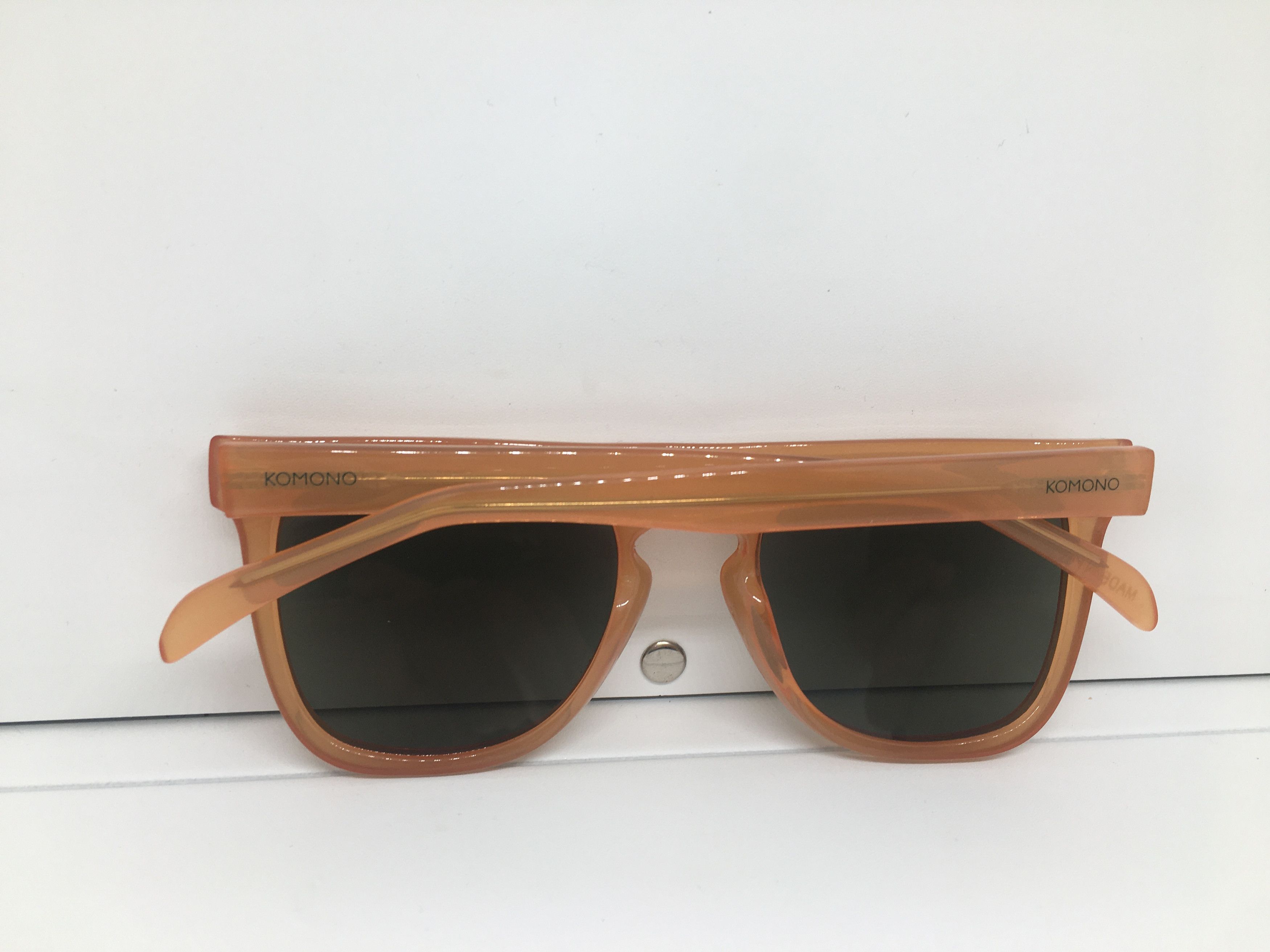 Other Komono Orange Acetate Sunglasses Frame Size ONE SIZE - 10 Thumbnail