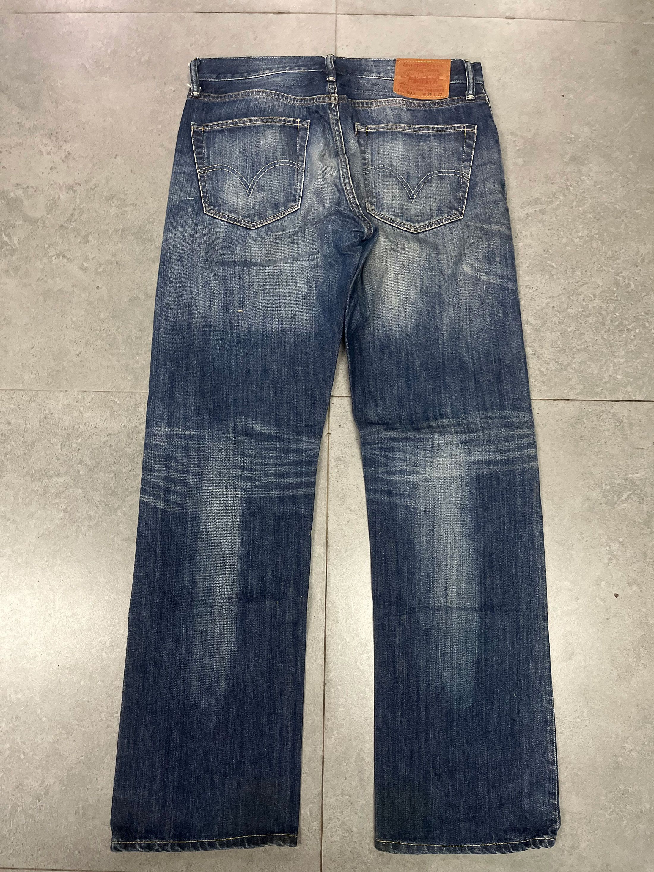 Levi's Levis 505 Regular Fit Washed Faded Size US 34 / EU 50 - 3 Thumbnail