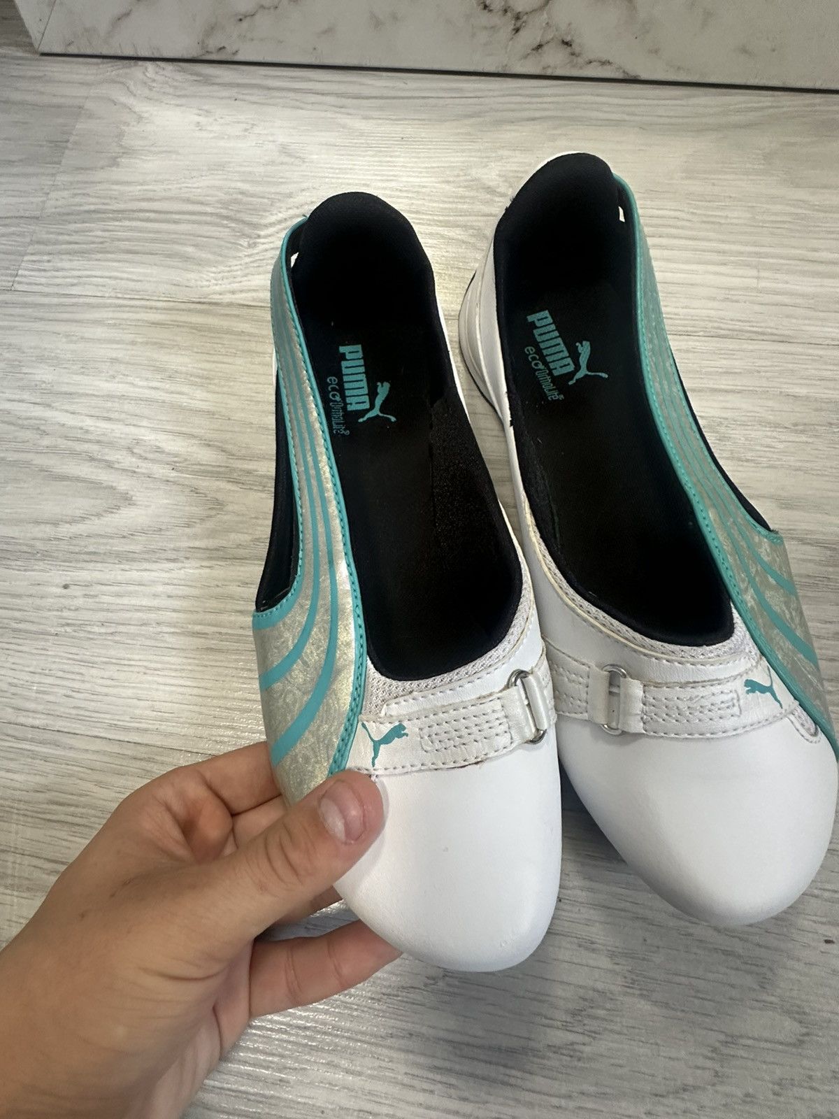 Puma Puma Vintage White Ballet Womens Shoes Y2K Size US 7 / IT 37 - 6 Thumbnail