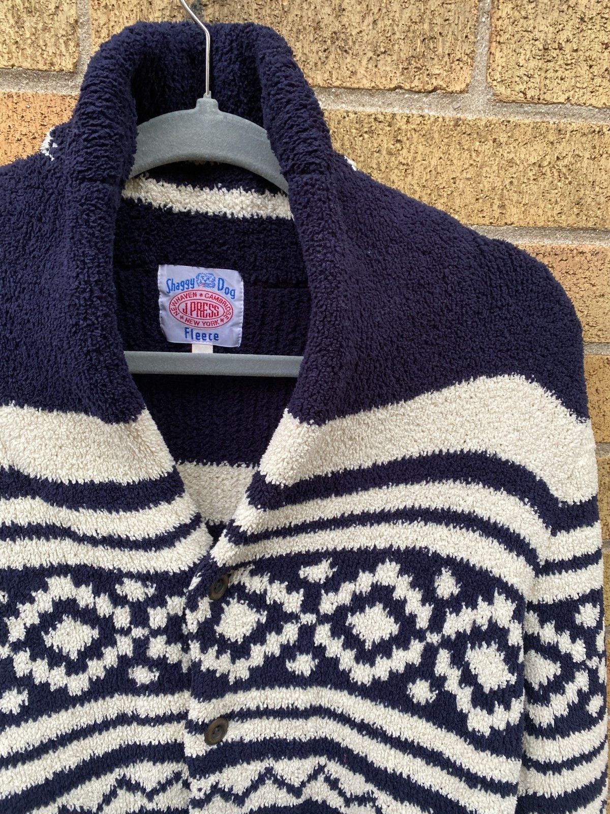 J. Press Vintage J Press Shaggy Dog Shetland Fleece Knit Sweater Azt Size US L / EU 52-54 / 3 - 5 Thumbnail
