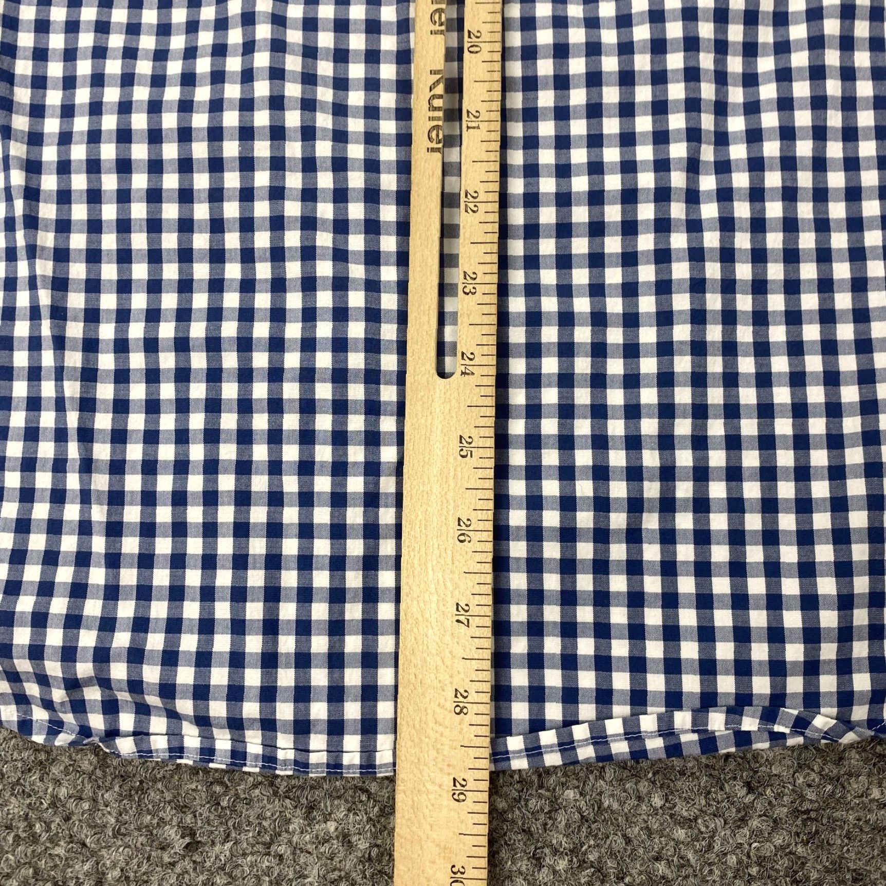 Vineyard Vines Vineyard Vines Shirt Mens Small Blue Gingham Classic Fit Tucker Whale Shirt Size US S / EU 44-46 / 1 - 7 Thumbnail