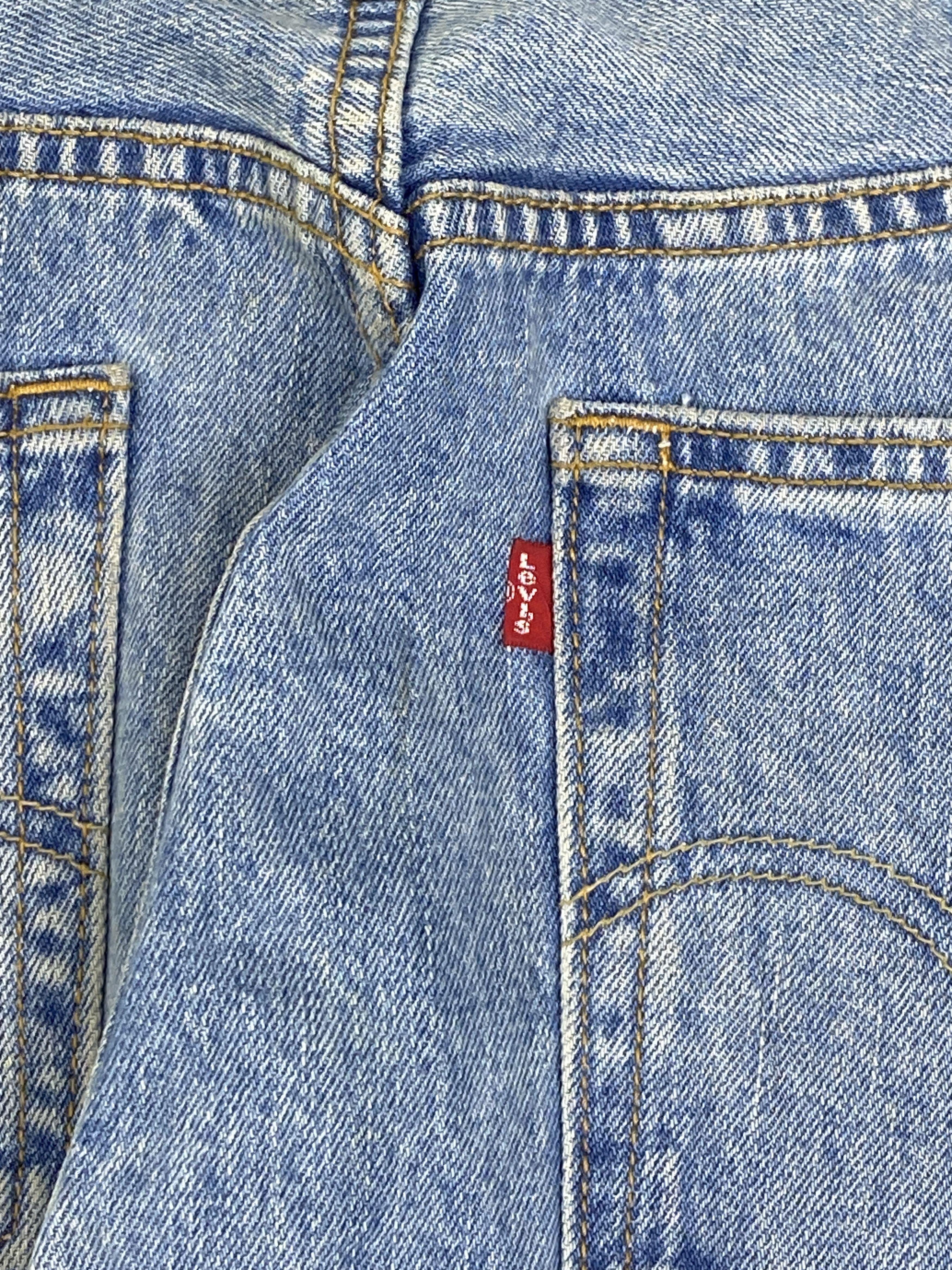 Levi's × Vintage Levis 501 Vintage 90s Faded Blue Jeans DP2814 Size US 34 / EU 50 - 6 Thumbnail