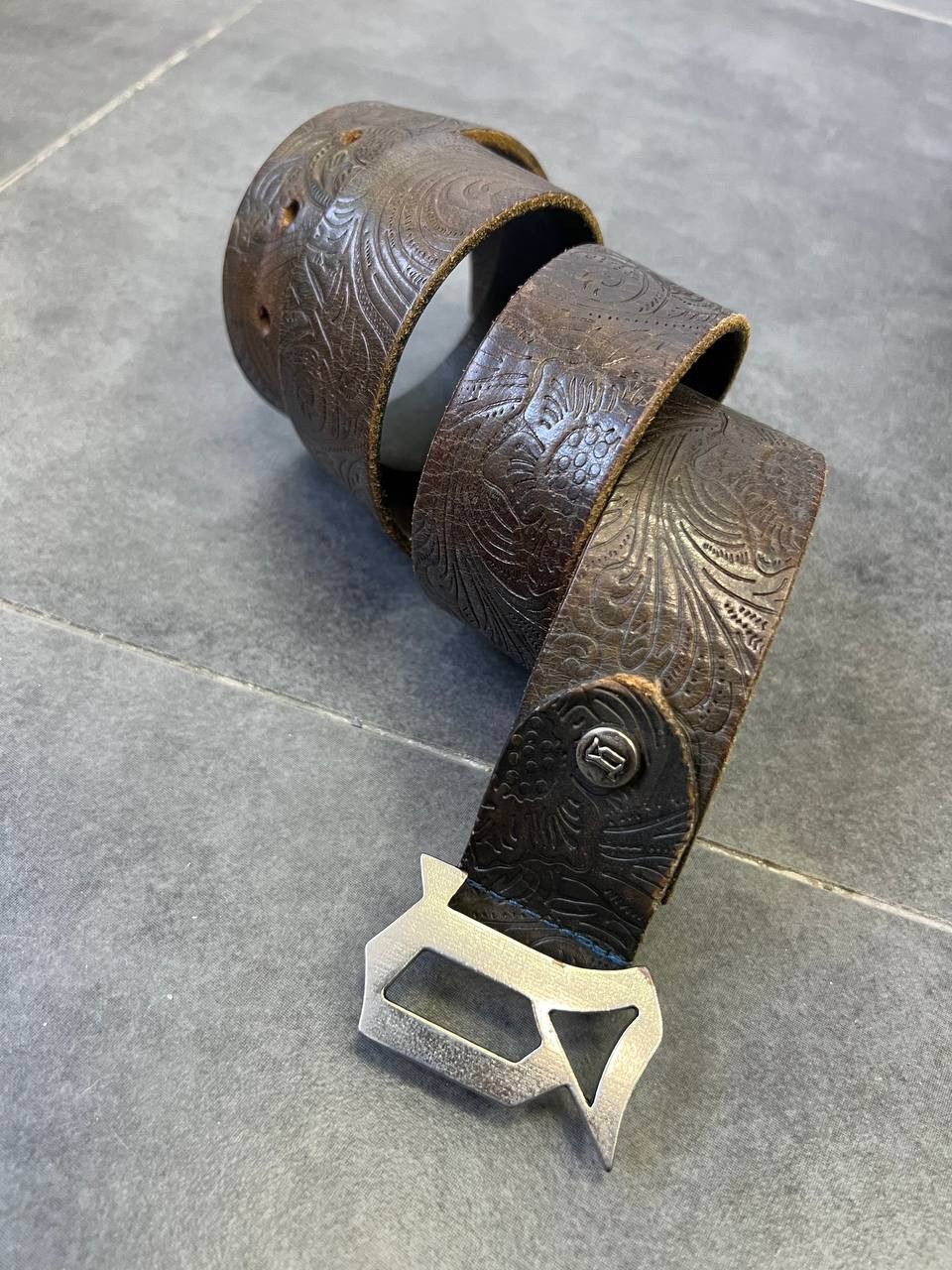 John Galliano Iconic JOHN GALLIANO G Logo Buckle Belt Size ONE SIZE - 1 Thumbnail