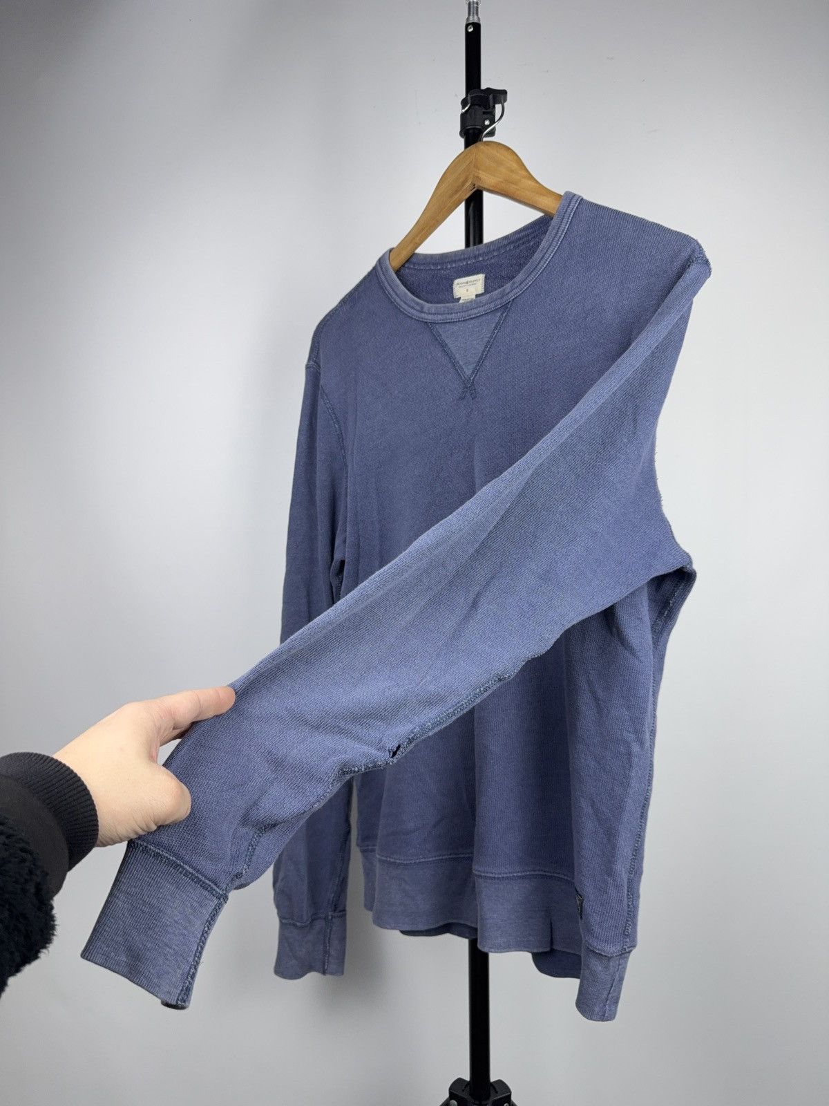 Denim & Supply Ralph Lauren Distressed Denim & Supply Ralph Lauren Faded Blue Sweatshirt Size US S / EU 44-46 / 1 - 10 Thumbnail