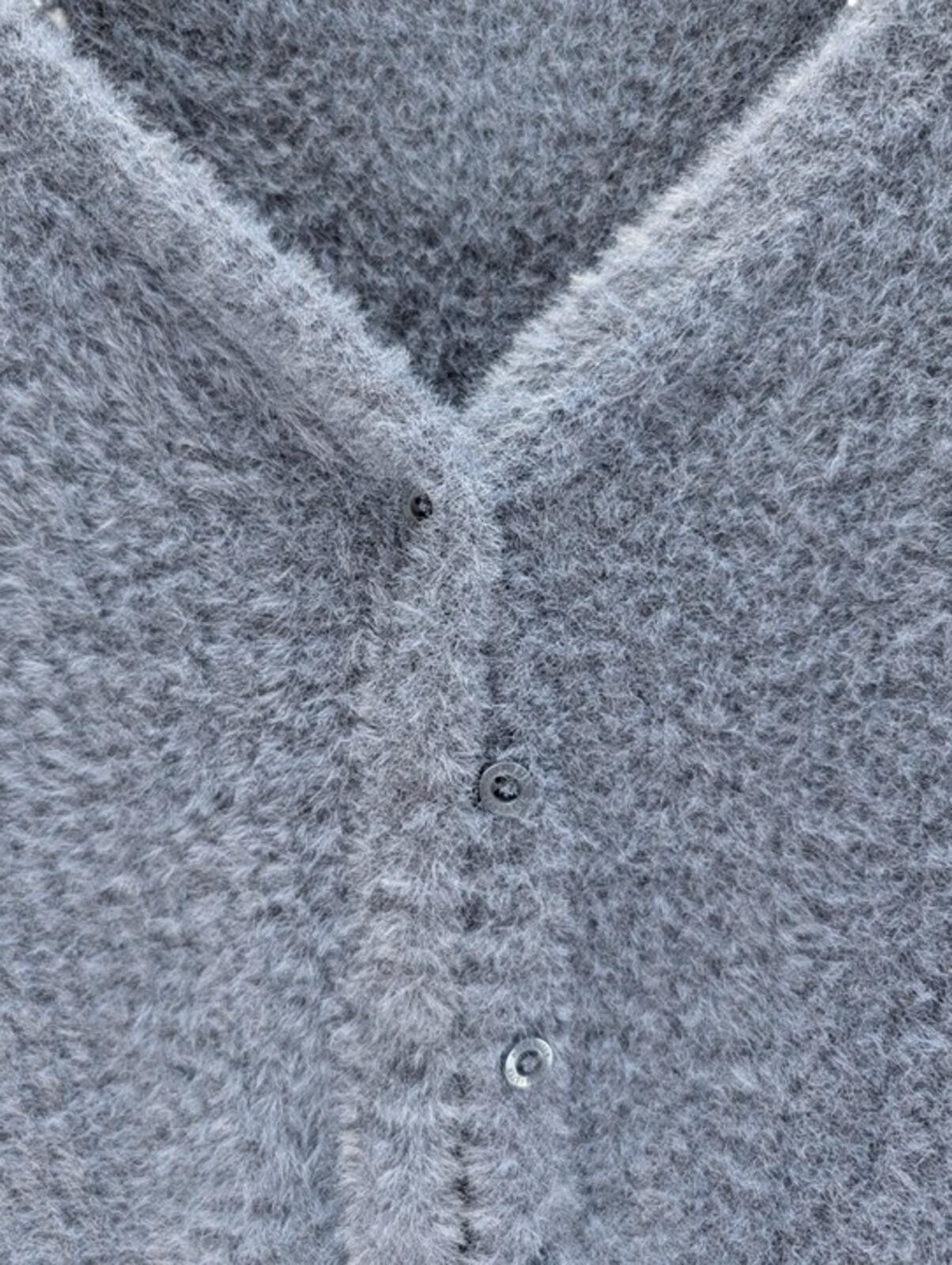 Other Hollister Fuzzy Blue Eyelash Knit Cardigan Sweater – Smal Size S / US 4 / IT 40 - 3 Thumbnail