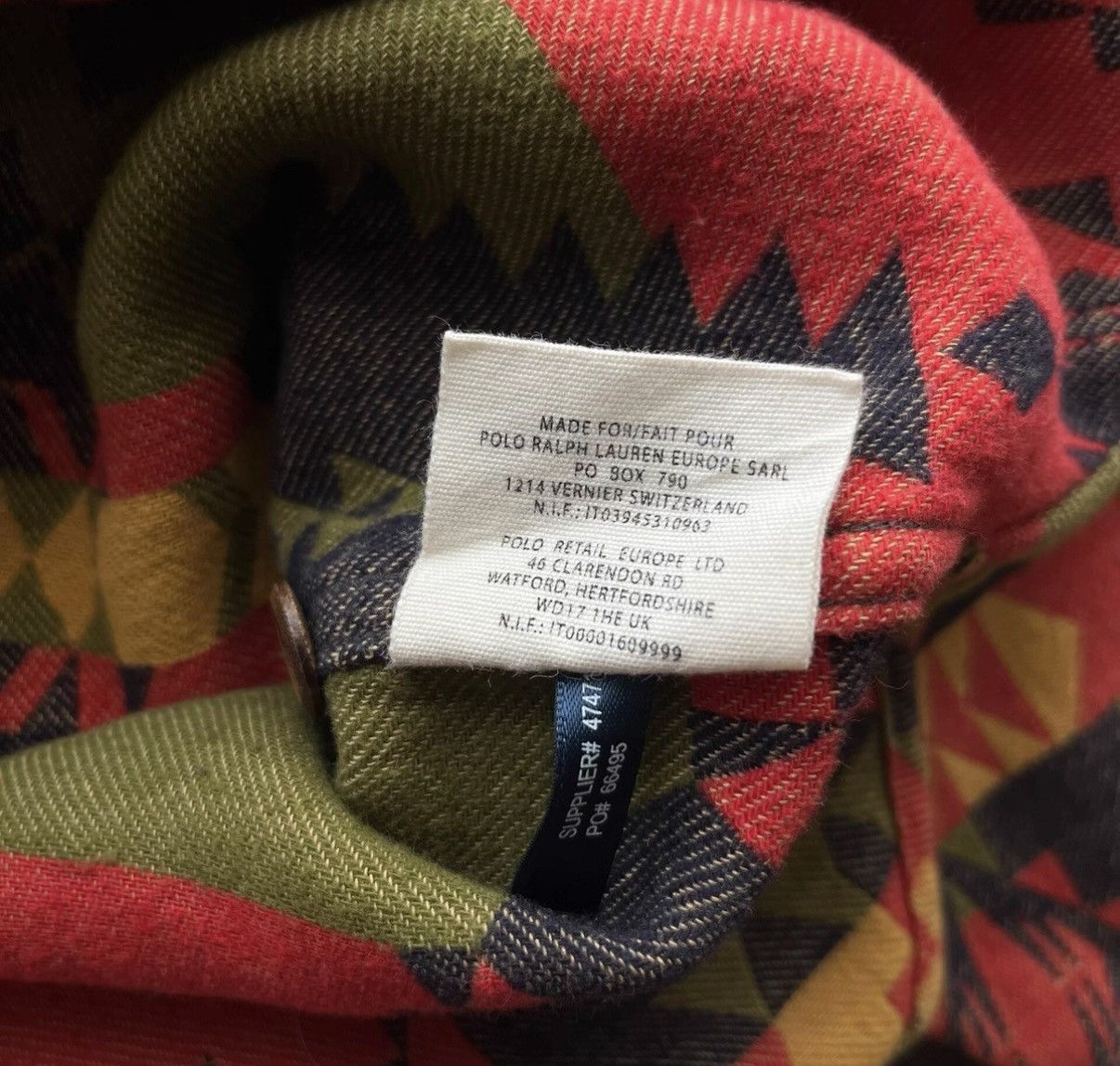 Ralph Lauren Ralph Lauren Rugby Southwest Heavy Shirt RL Polo K22 Size US M / EU 48-50 / 2 - 7 Thumbnail