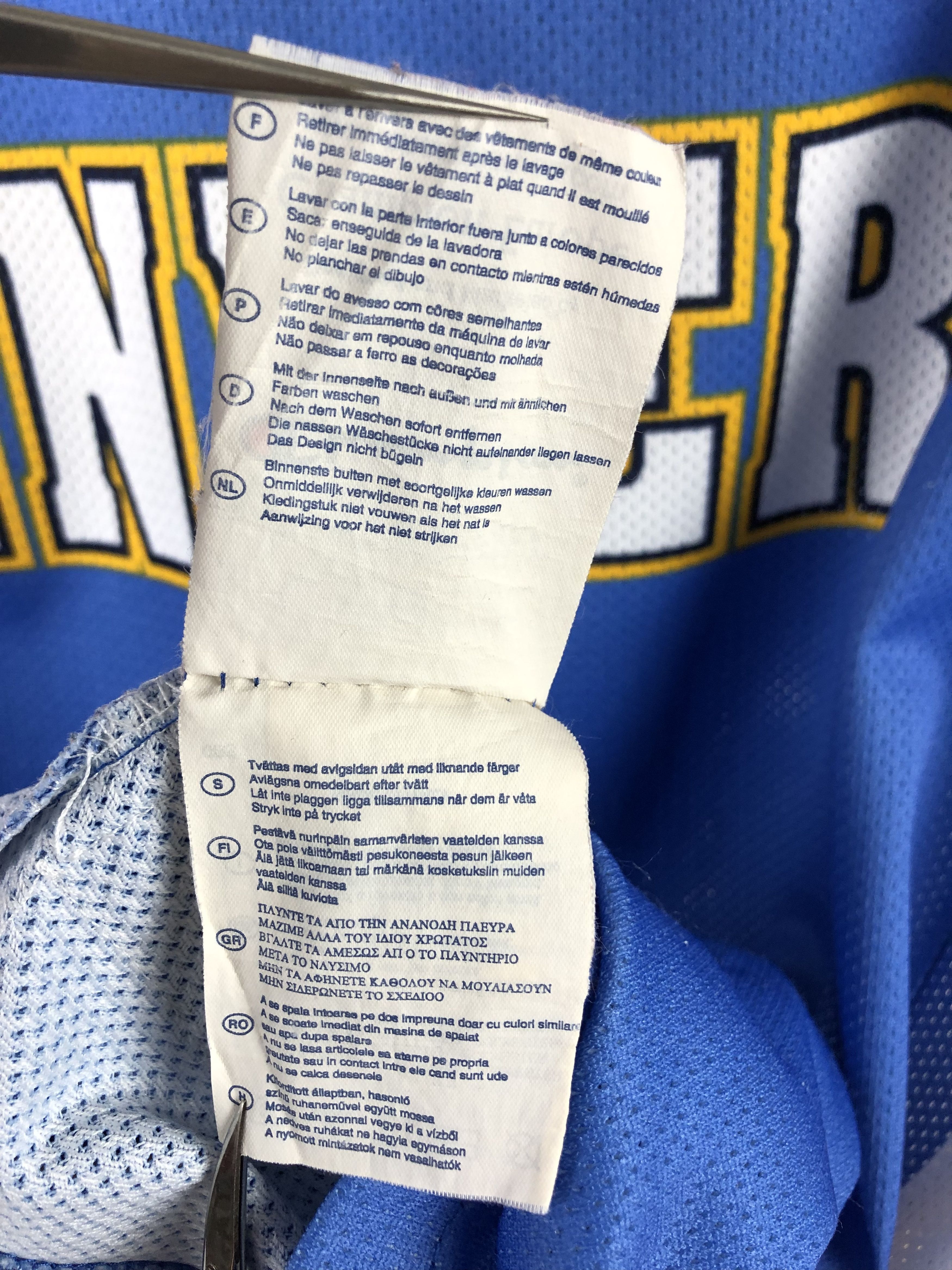 NBA Vintage Champion Iverson Jersey NBA Shirt Denver Nuggets Size US L / EU 52-54 / 3 - 11 Thumbnail