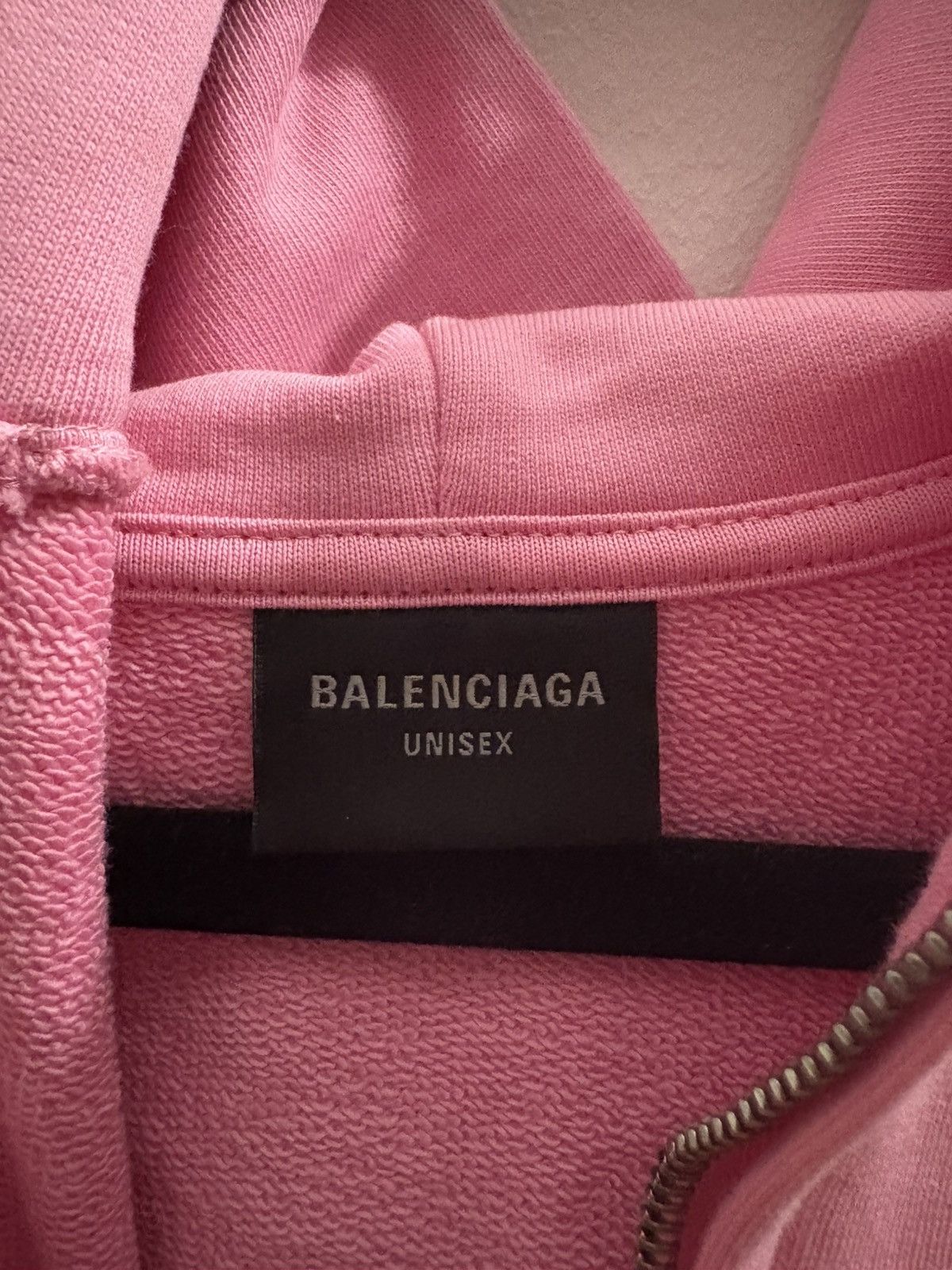 Balenciaga Balenciaga Pink Soccer Zip Up Hoodie Size US S / EU 44-46 / 1 - 6 Thumbnail