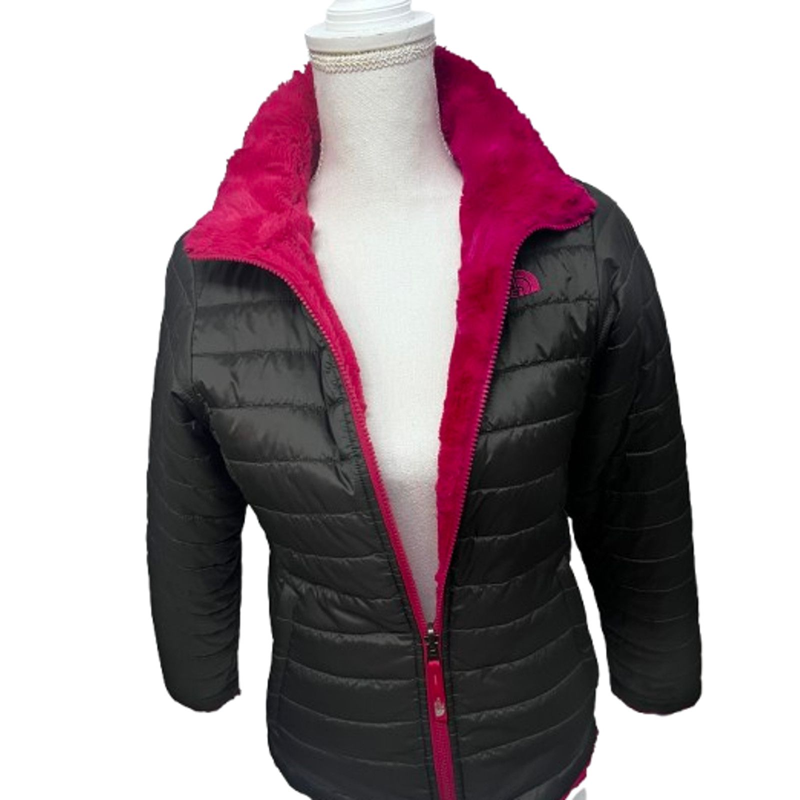 The North Face North Face 2 in 1 Zip Up Puffer Faux Fur Reversible Jacket S Size S / US 4 / IT 40 - 3 Thumbnail