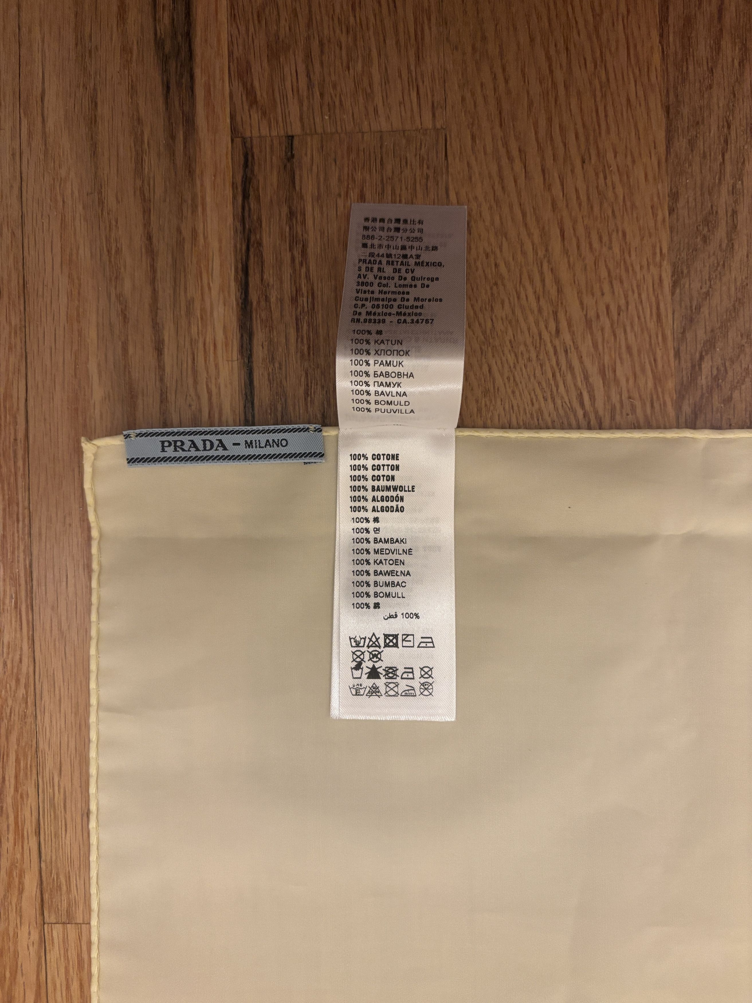Prada Raf Simons Prada FW2022 Show Invitation Scarf Size ONE SIZE - 5 Thumbnail