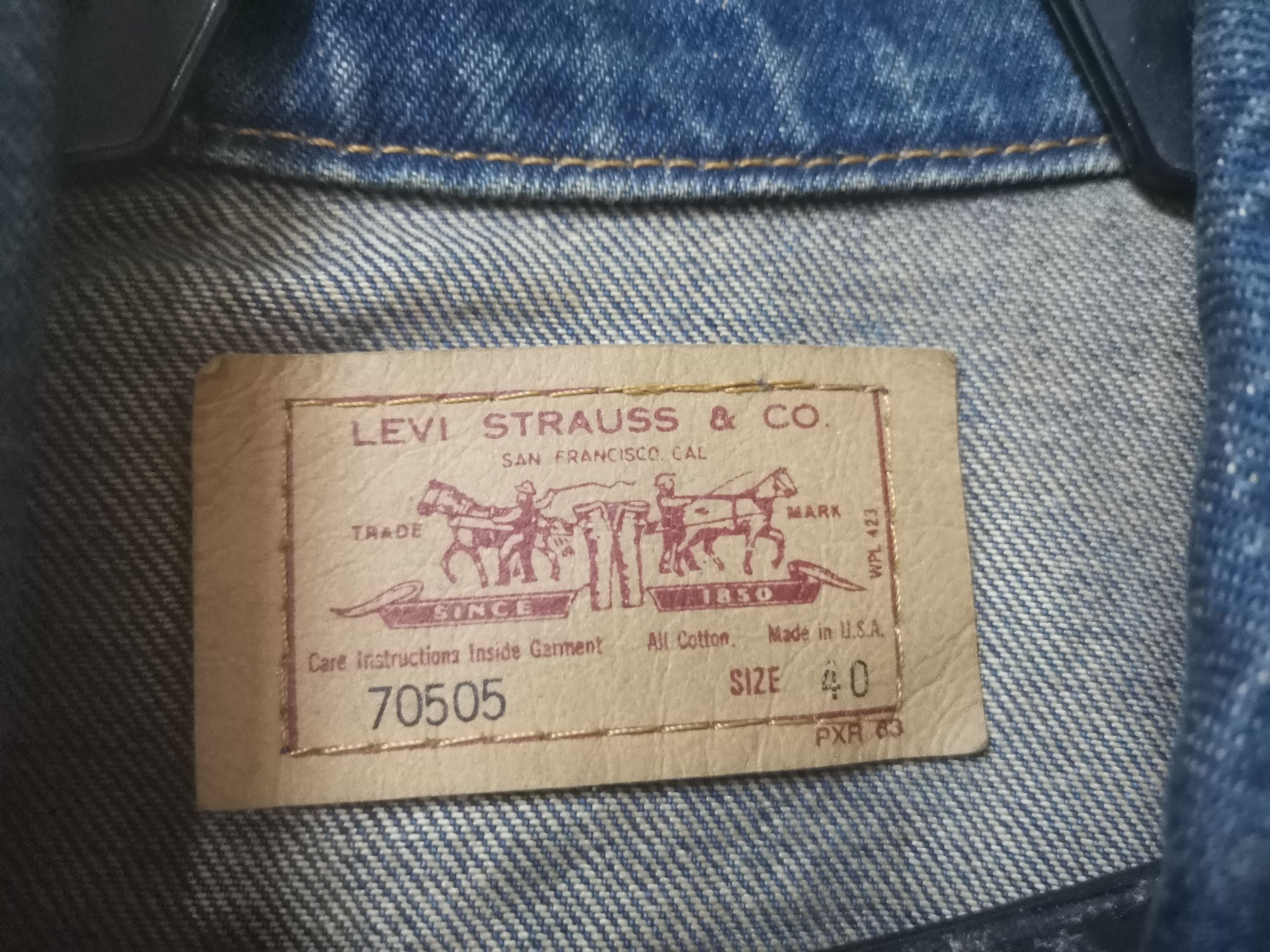 Levi's × Vintage vintage Levi's Trucker jacket Size US M / EU 48-50 / 2 - 3 Thumbnail