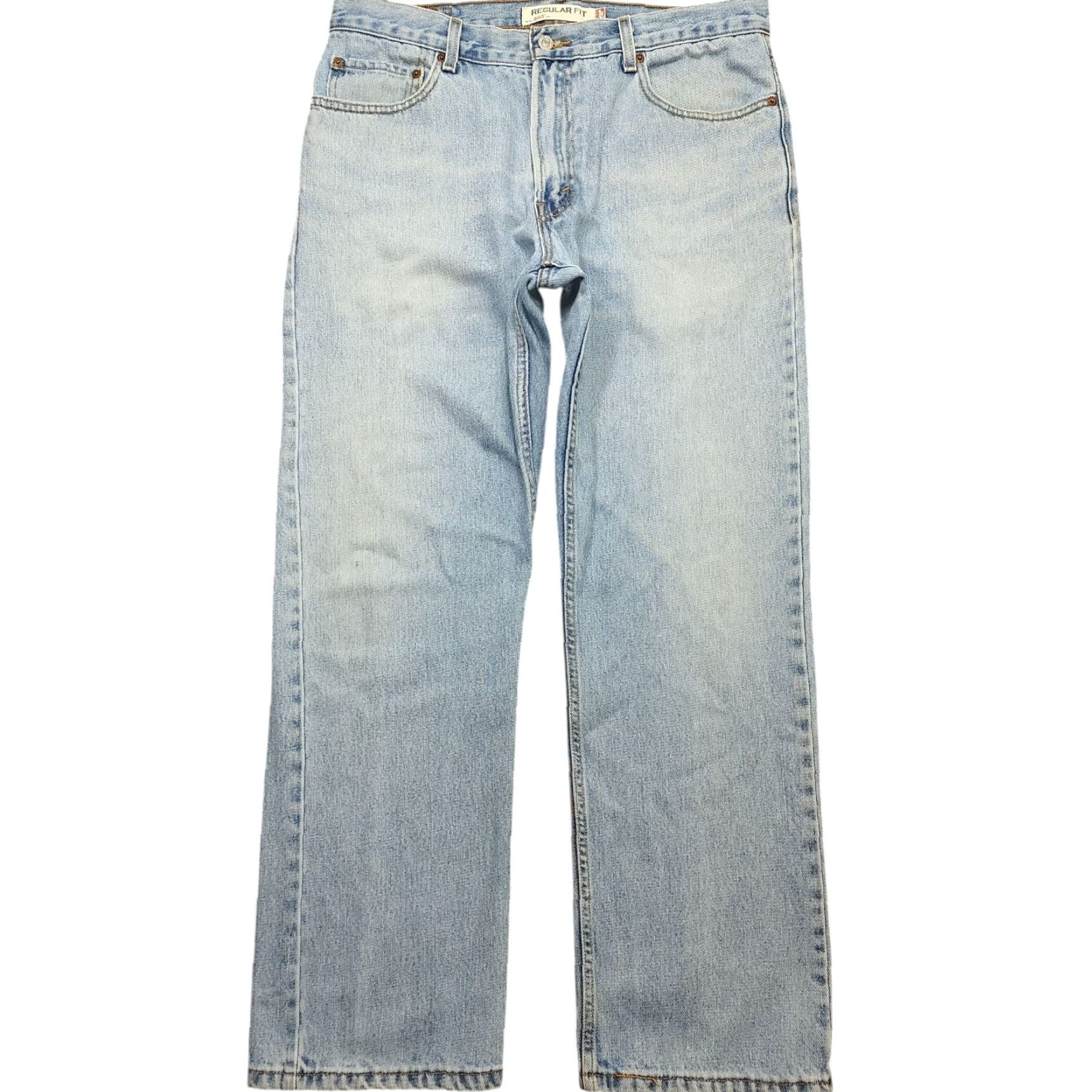 Levi's VINTAGE Levi's 505 Jeans Mens 36x31 Regular Straight Blue Denim Jeans USA Rock 80s 90s Logo Pockets Capable Size US 36 / EU 52 - 2 Thumbnail