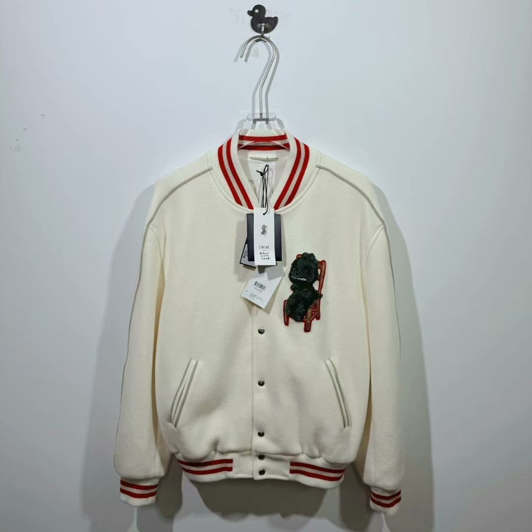 Dior dior ss24 dragon year wool baseball jacket Size US M / EU 48-50 / 2 - 1 Thumbnail