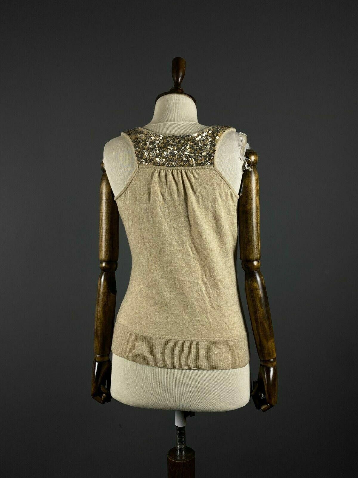 Escada Ladies Escada Sport Beige Wool Top Blouse Size M Size M / US 6-8 / IT 42-44 - 6 Thumbnail
