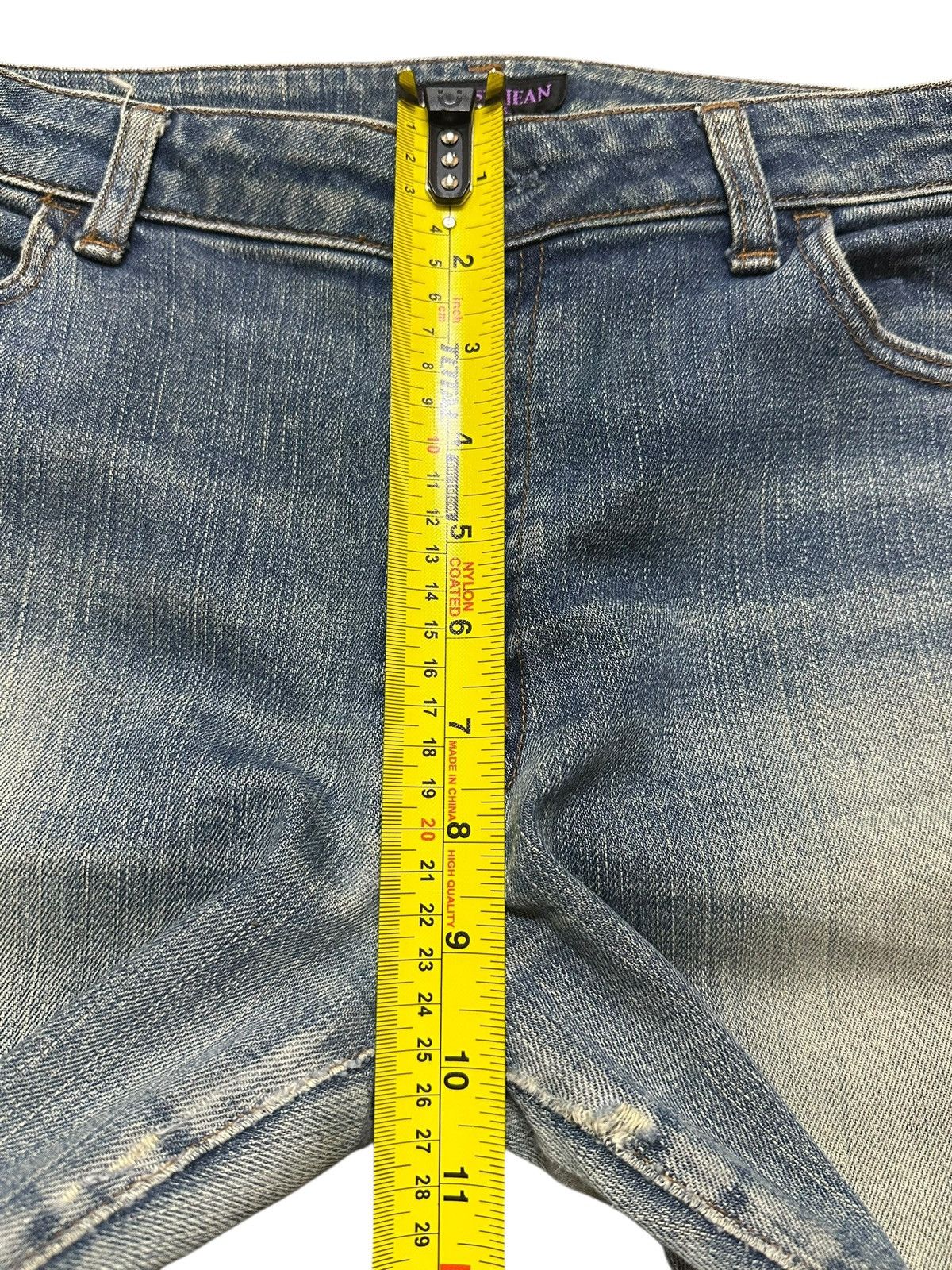 Japanese Brand Vintage Japanese Brand Blue Faded Wash Whisker Style Bootcut Size US 31 - 14 Thumbnail
