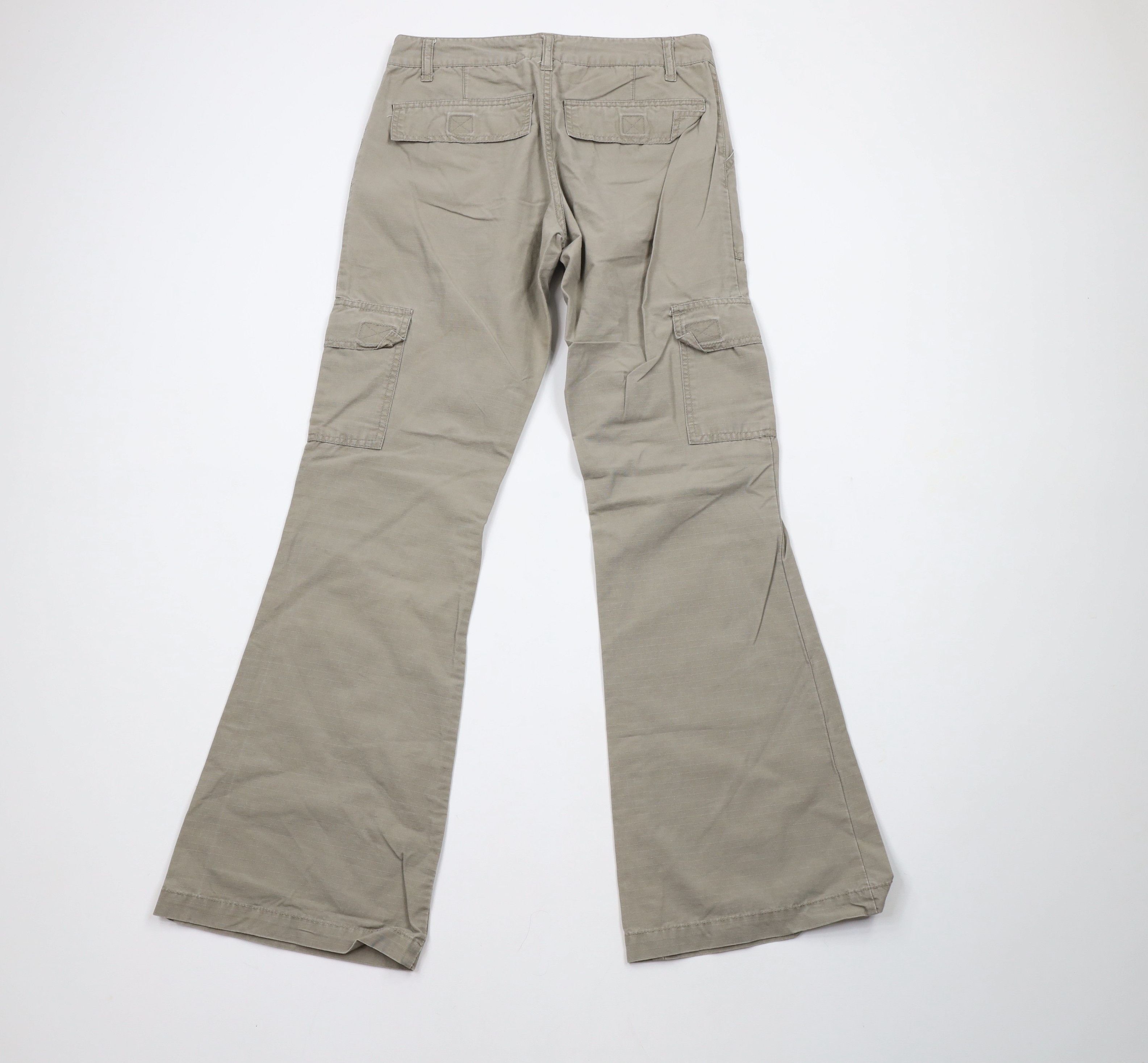 Vintage Vintage 90s Y2K Streetwear Doll Ripstop Flared Cargo Pants Size 26" / US 2 / IT 38 - 8 Thumbnail