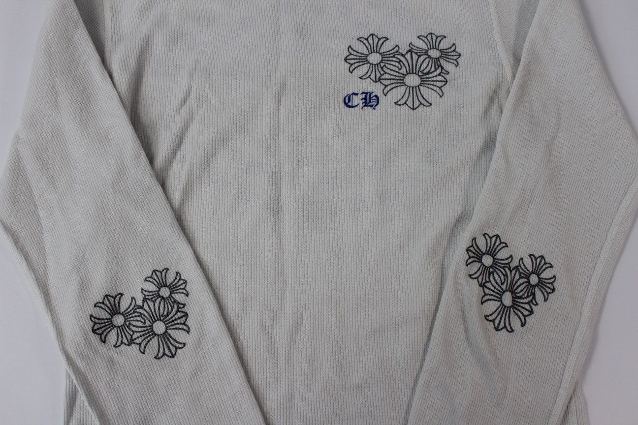 Chrome Hearts Vintage Chrome Hearts Floral Thermal Size US L / EU 52-54 / 3 - 18 Thumbnail