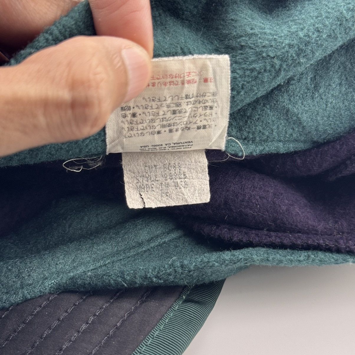 Patagonia Vintage 1990s Patagonia Synchilla Duckbill Fleece Ear Flaps Size ONE SIZE - 7 Thumbnail