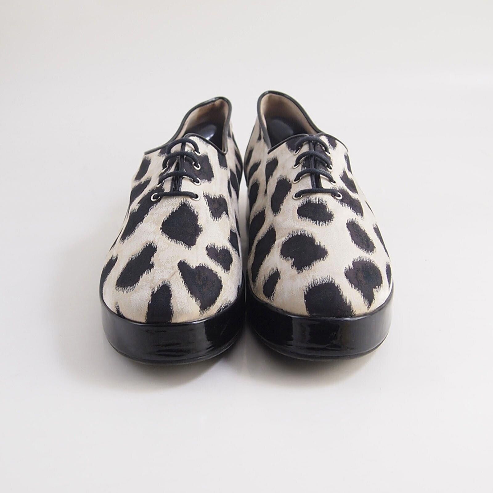 Giorgio Armani Giorgio Armani Oxfords Black White Canvas EU 38 US 8 Size US 8 / IT 38 - 3 Thumbnail