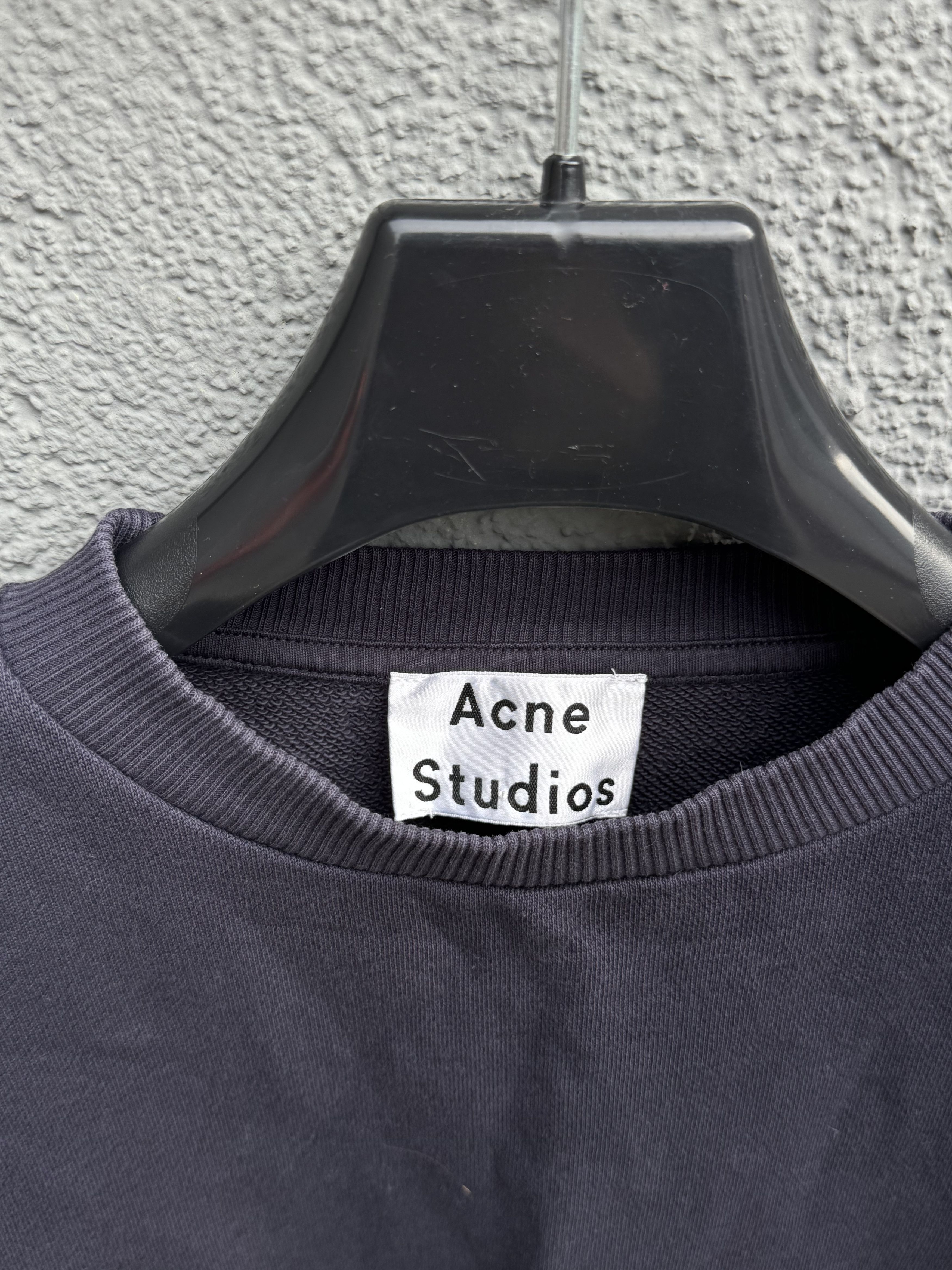 Acne Studios Acne Studios Lithea Women's Blue Crop Sweatshirt Top Size S Size S / US 4 / IT 40 - 2 Thumbnail