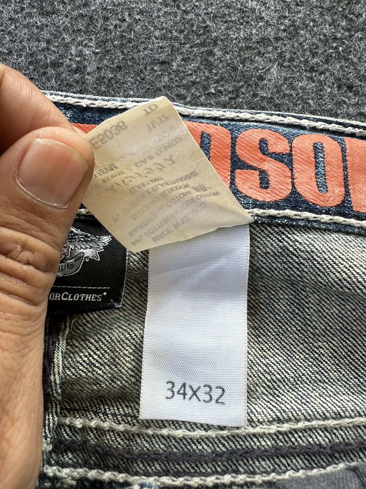 Harley Davidson Harley Davidson Vintage Denim D266 Size US 34 / EU 50 - 17 Thumbnail