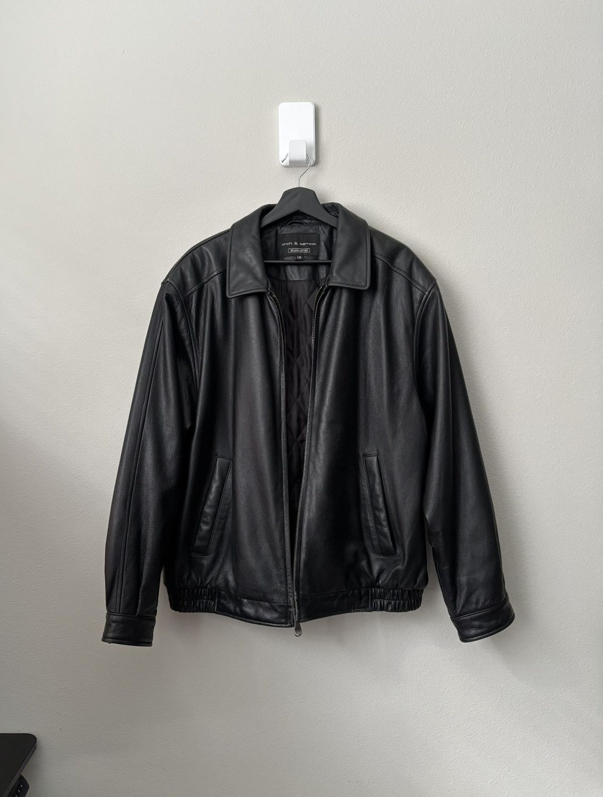 Vintage Vintage Croft & Barrow Genuine Leather Jacket Size US L / EU 52-54 / 3 - 3 Thumbnail