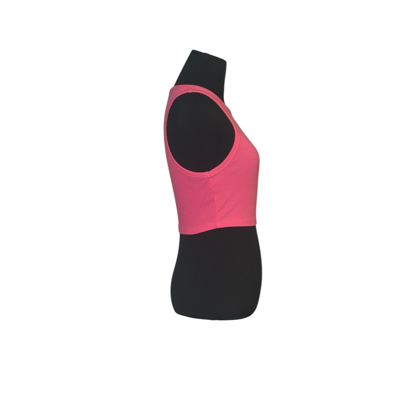 Zara Zara pink ribbed crop tank top size M Size M / US 6-8 / IT 42-44 - 8 Thumbnail