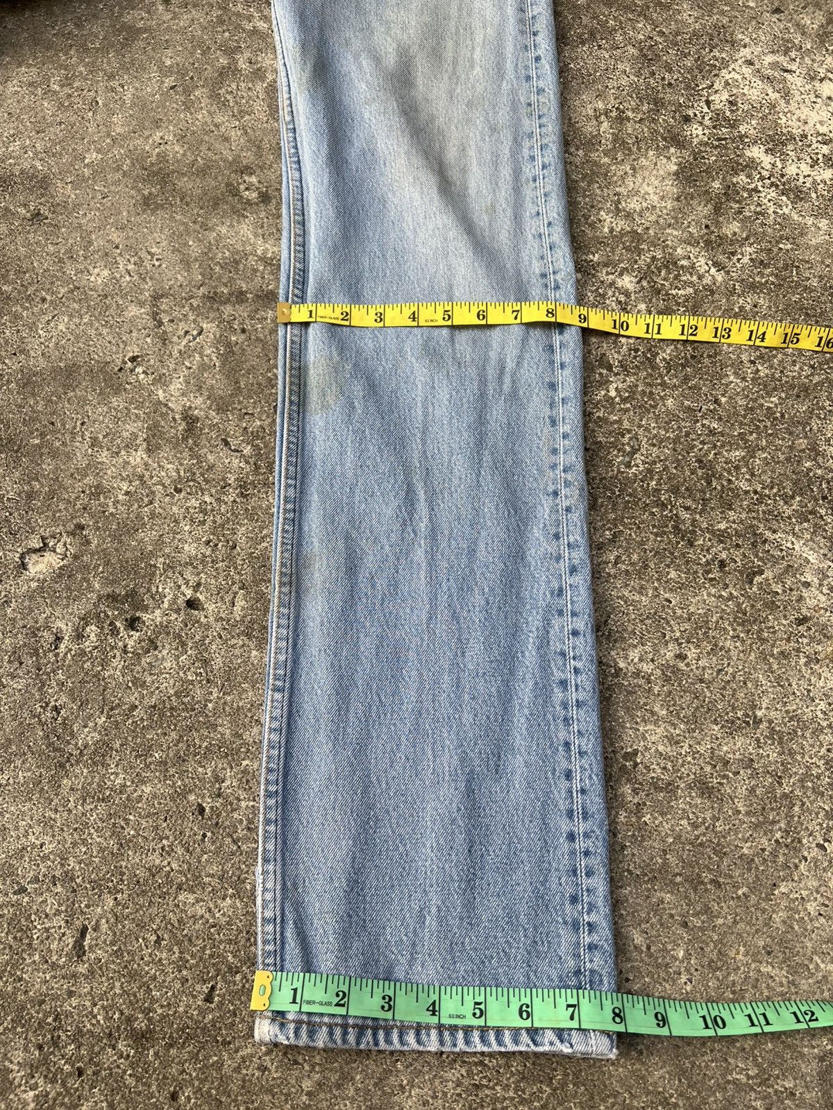 Levi's Vintage 90’s Levi’s 501xx Faded Distressed Mud Wash Jean#USA Size US 32 / EU 48 - 5 Thumbnail