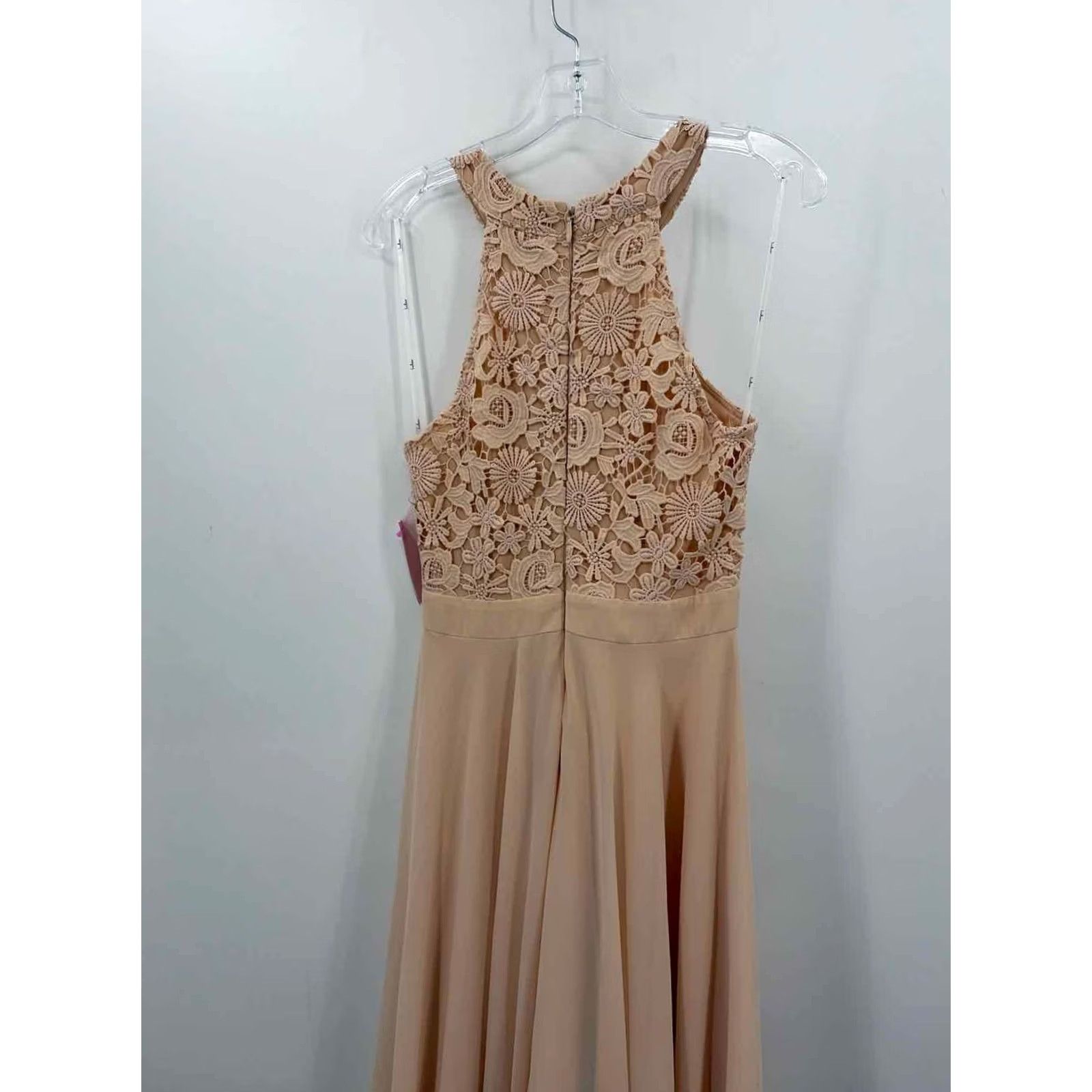 Lulus Pre-Owned Lulus Tan Size Small Maxi Evening Gown Size S / US 4 / IT 40 - 3 Thumbnail