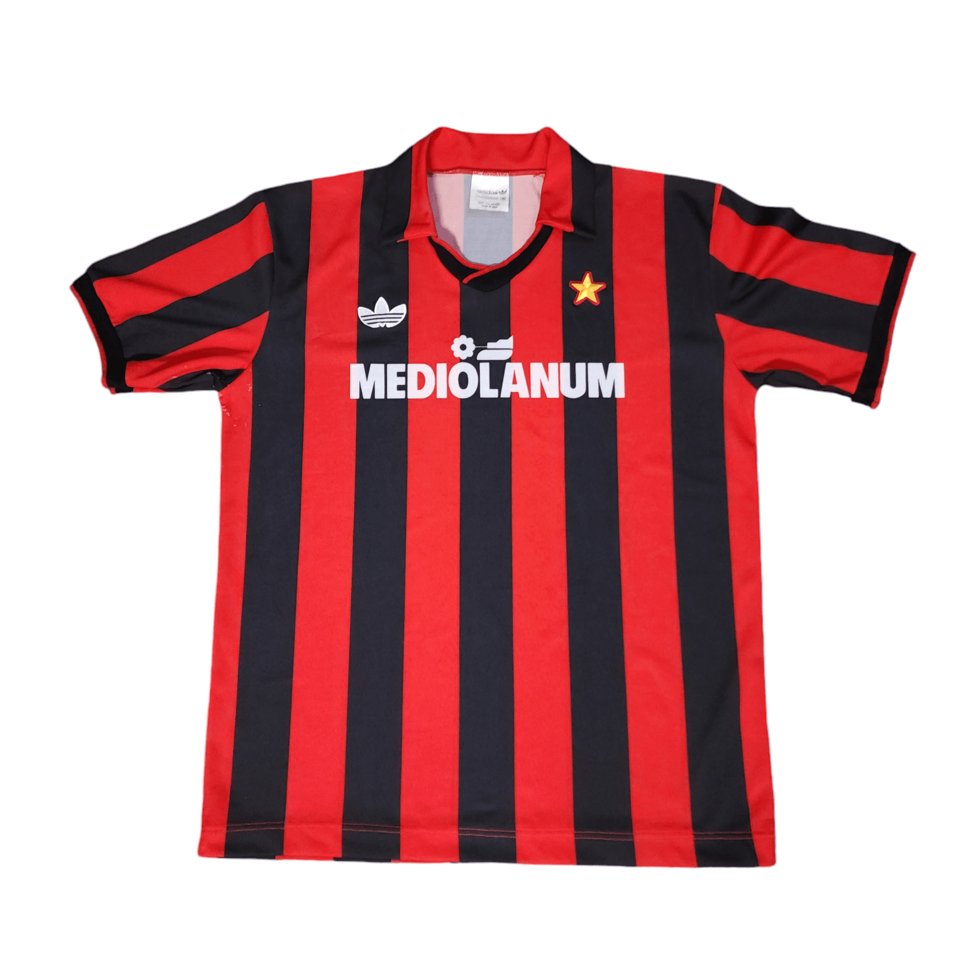 Vintage Vintage Ac Milan 1991 Player Issue Jersey Mediolanum Size US M / EU 48-50 / 2 - 1 Thumbnail