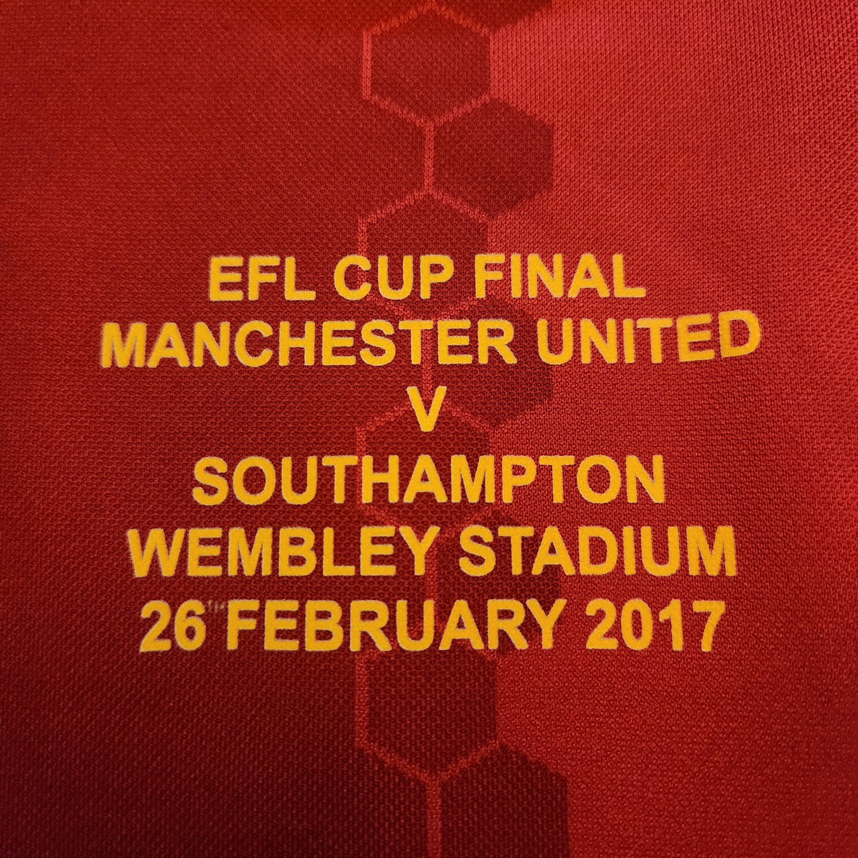Nike Authentic Manchester United IBRA 2016-2017 EFL Cup MDT Home Size US M / EU 48-50 / 2 - 8 Thumbnail