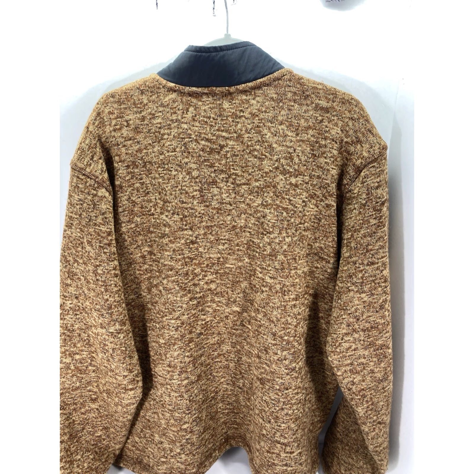 Eddie Bauer Eddie Bauer Fleece Sweater Men XL Brown 1/4 Zip Mock Neck Pullover Long Sleeve Sleeve Change: 1/4 Zip Size US XL / EU 56 / 4 - 6 Thumbnail