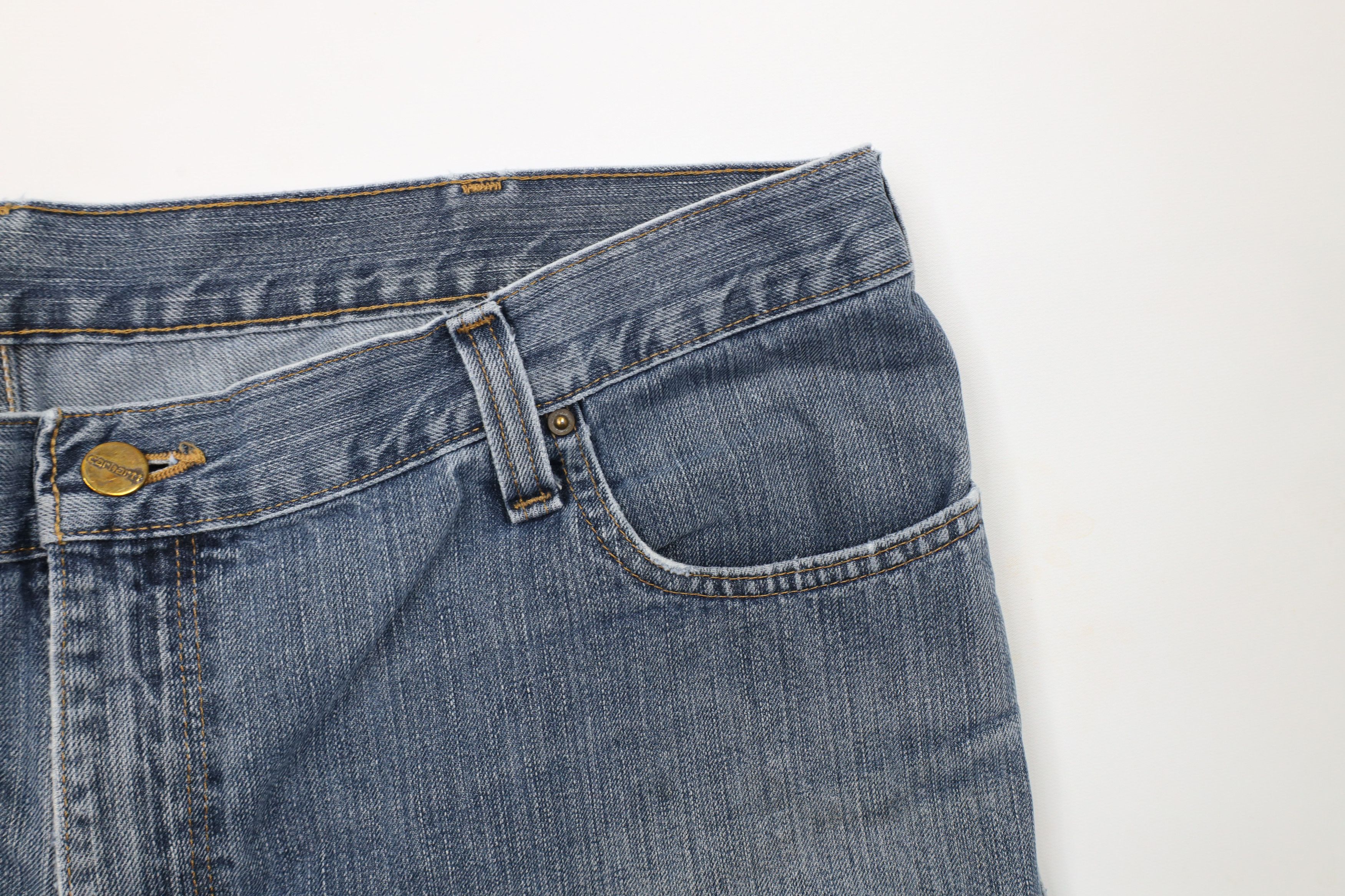 Carhartt × Vintage Vintage Y2K Carhartt Spell Out Relaxed Fit Denim Jeans Size US 40 / EU 56 - 9 Thumbnail